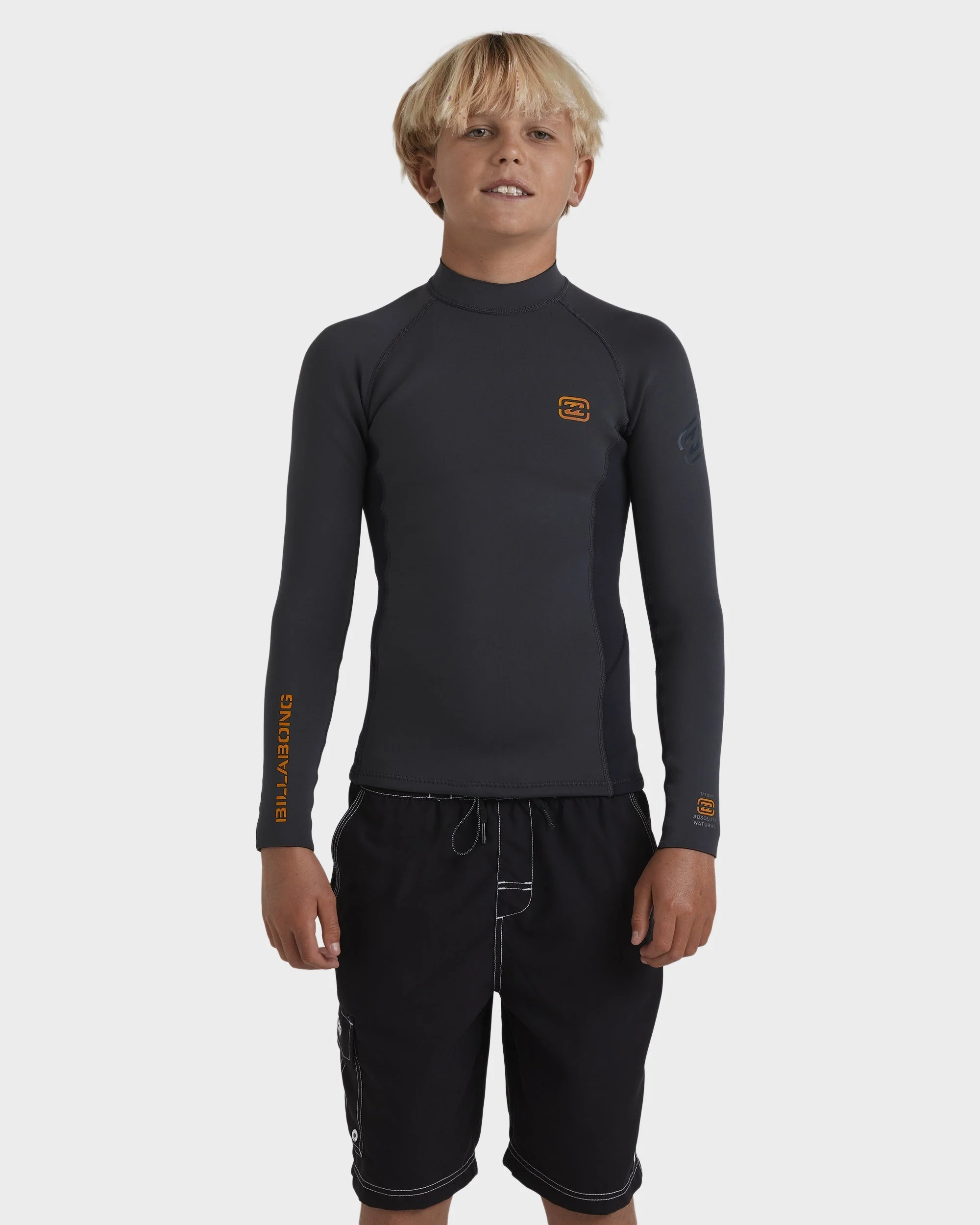 Boys 8-16 1/1mm Absolute Natural Long Sleeve Wetsuit Jacket