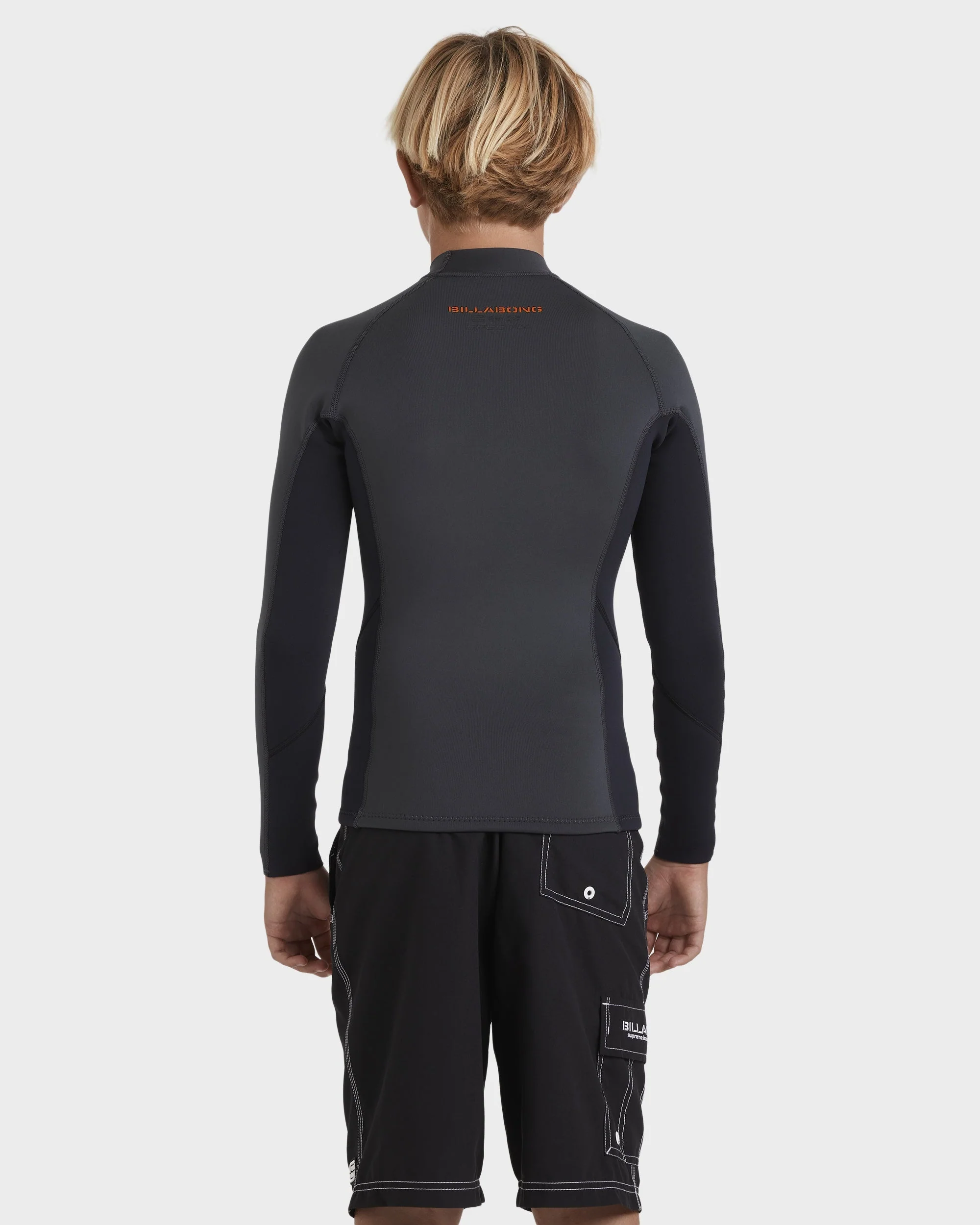 Boys 8-16 1/1mm Absolute Natural Long Sleeve Wetsuit Jacket - Image 2