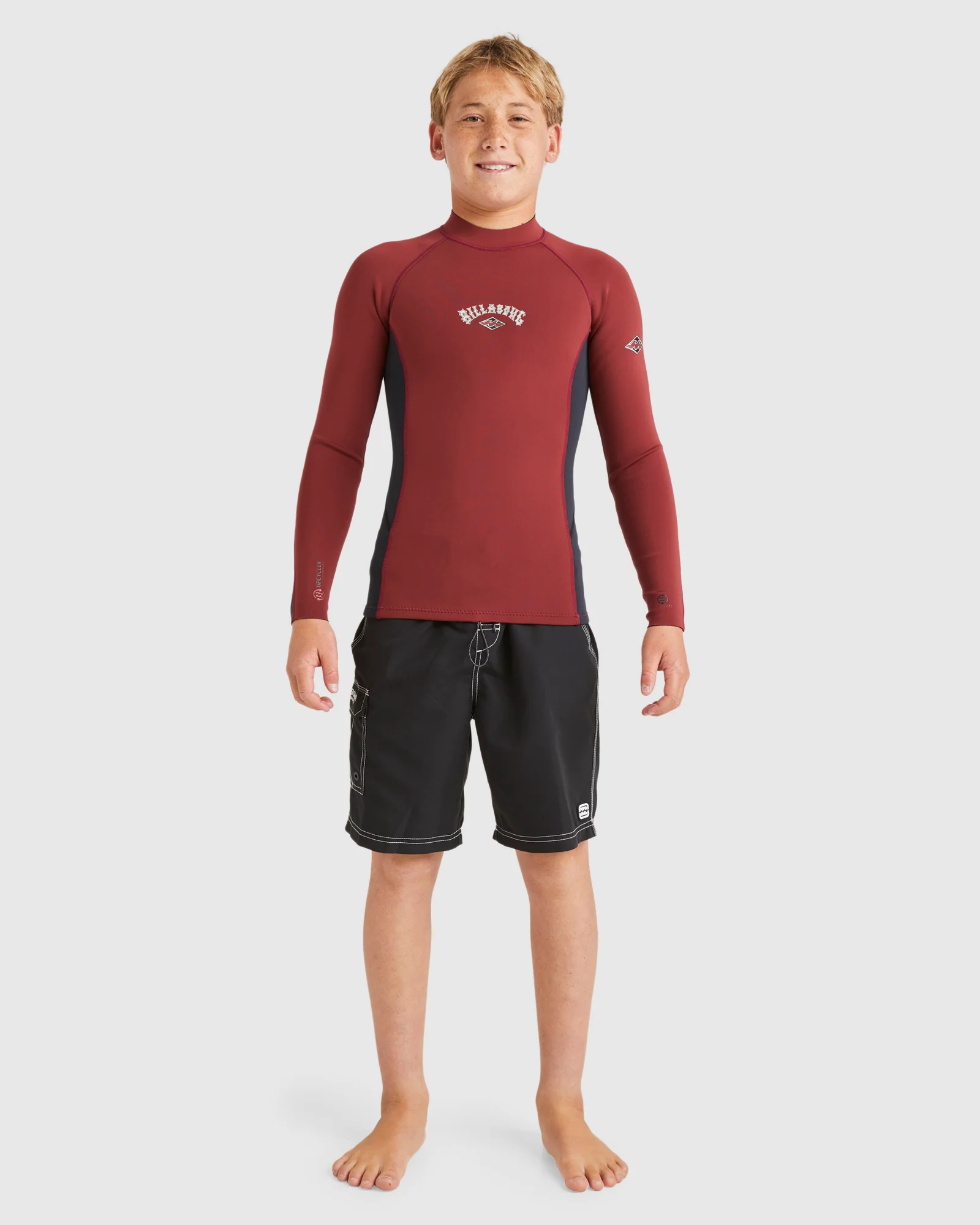Boys 6-16 1/1mm Absolute Natural Wetsuit Jacket - Image 5