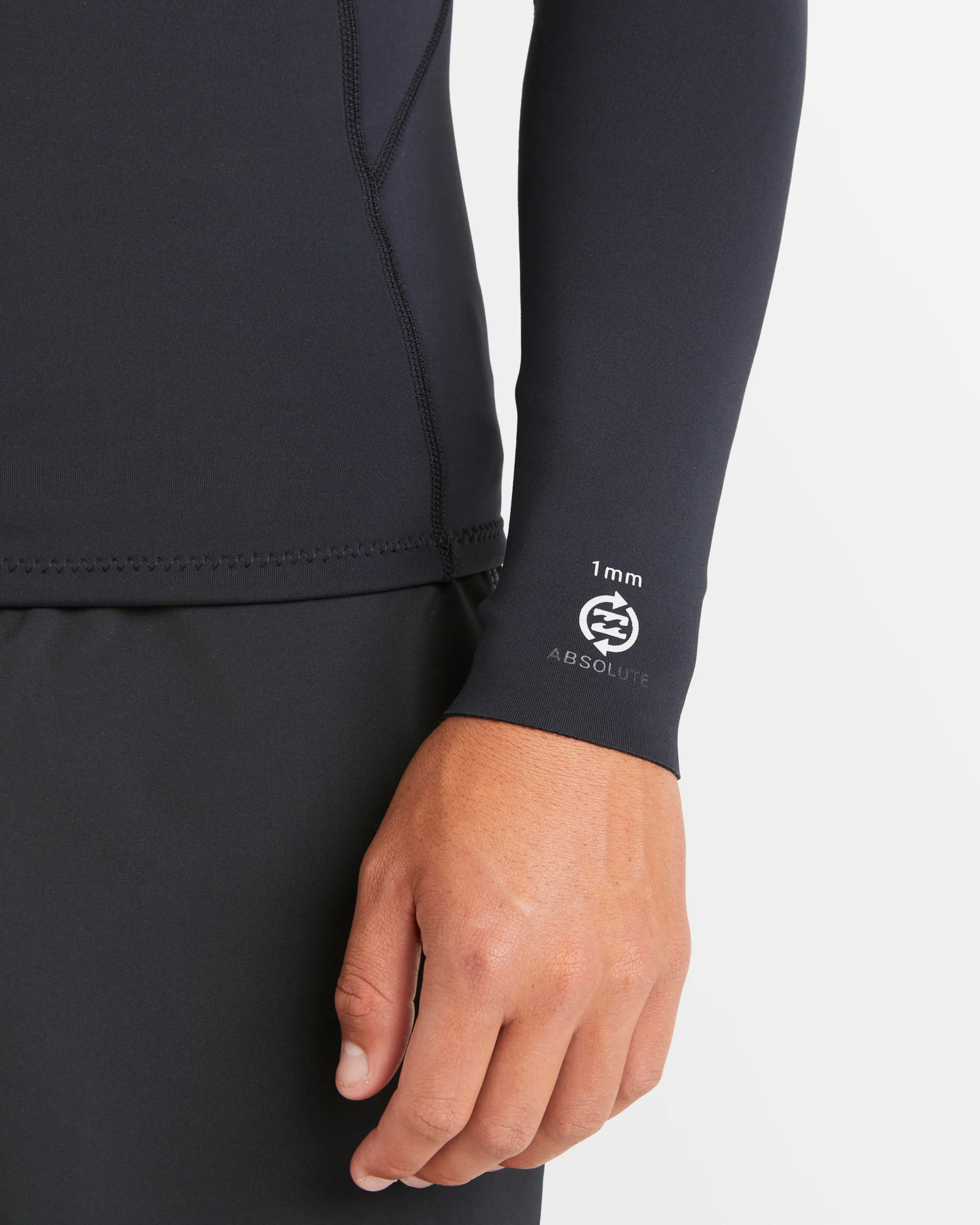 Mens 1/1mm Absolute Natural Wetsuit Jacket - Image 6