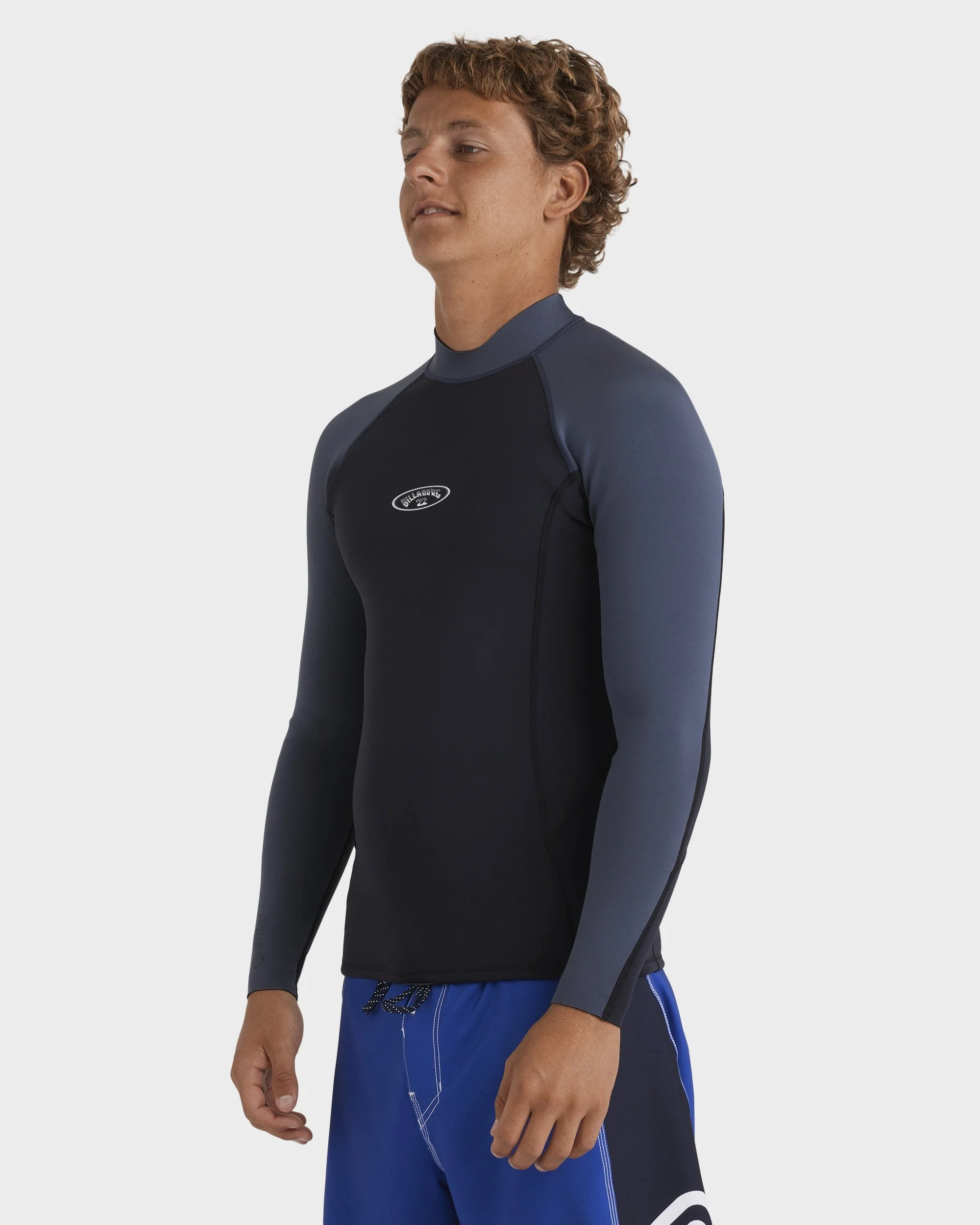 Mens 1/1mm Absolute Natural Long Sleeve Wetsuit Top - Image 3