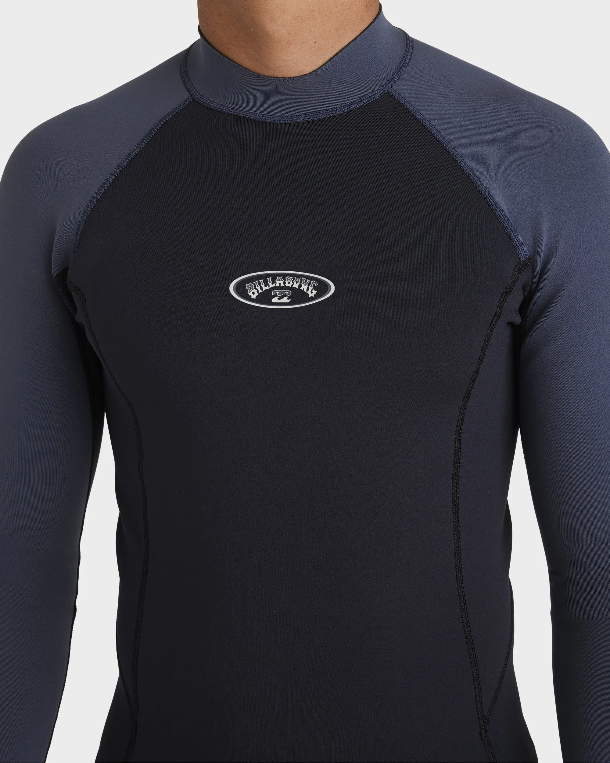 Mens 1/1mm Absolute Natural Long Sleeve Wetsuit Top - Image 4