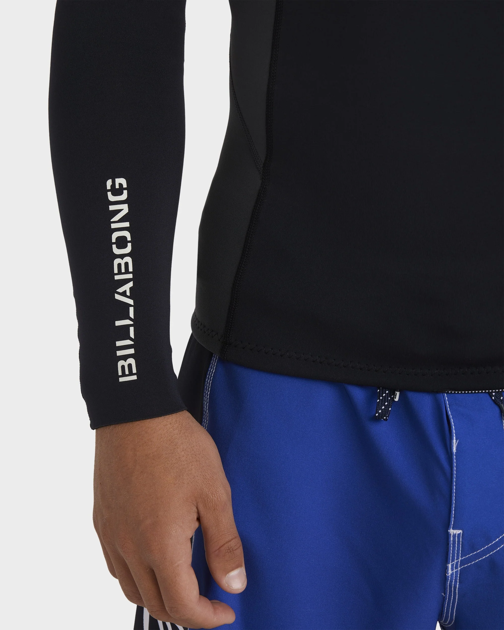 Mens 1/1mm Absolute Natural Long Sleeve Wetsuit Top - Image 7