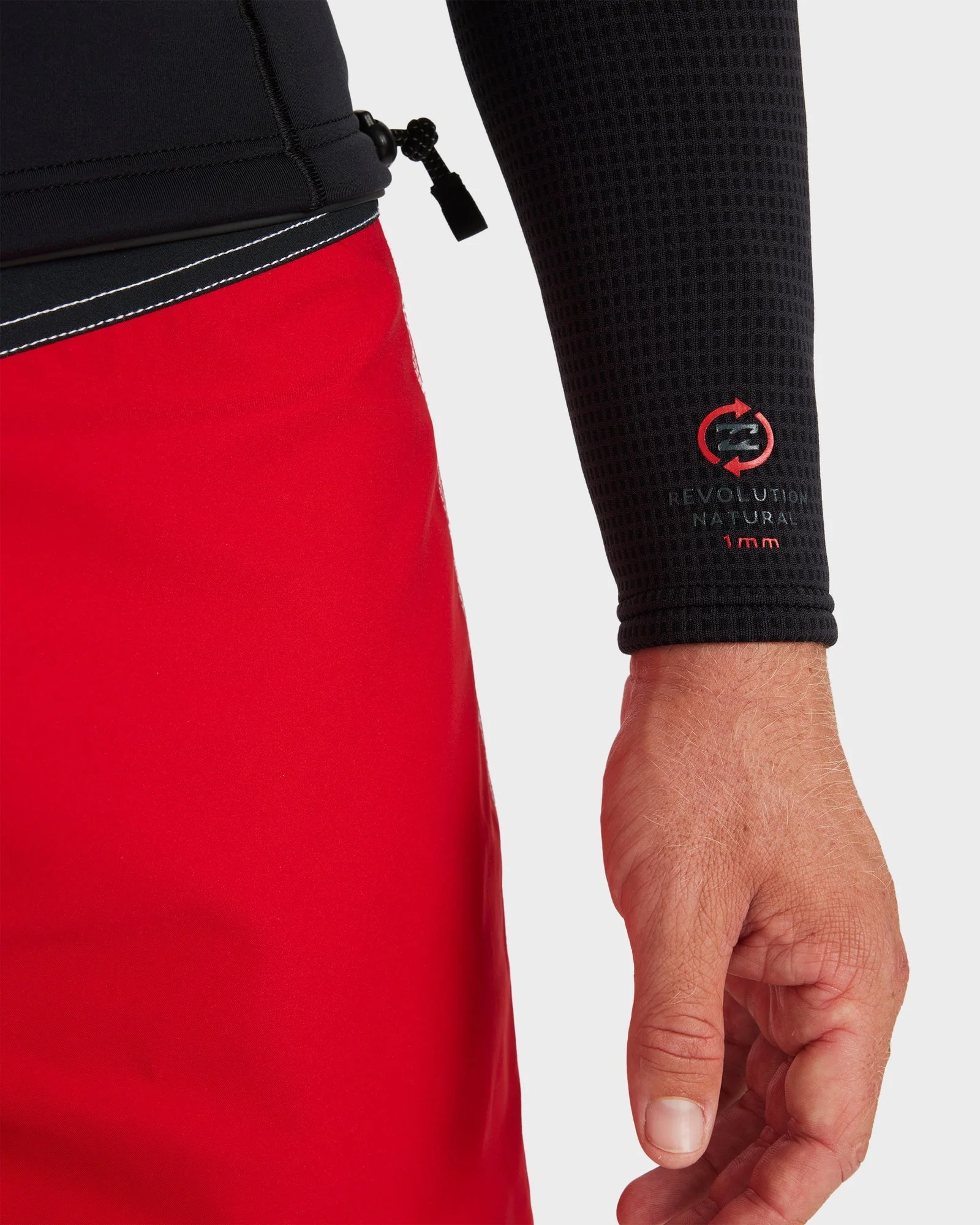 Mens 1/1mm Revolution Long Sleeve Wetsuit Top - Image 7