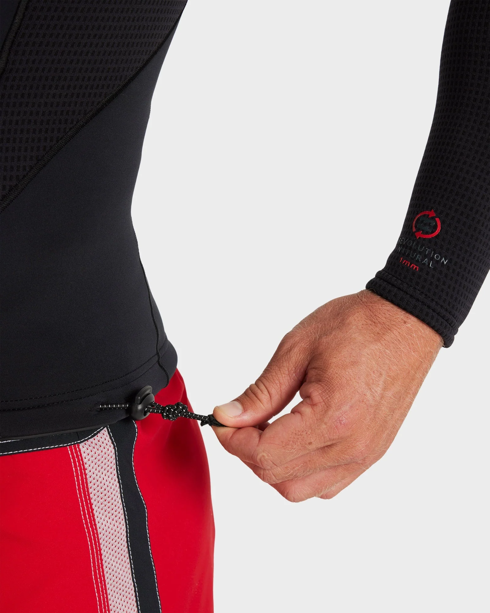 Mens 1/1mm Revolution Long Sleeve Wetsuit Top - Image 8