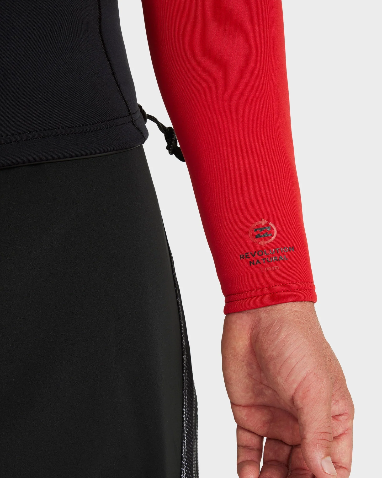 Mens 1/1mm Revolution Long Sleeve Wetsuit Top - Image 6