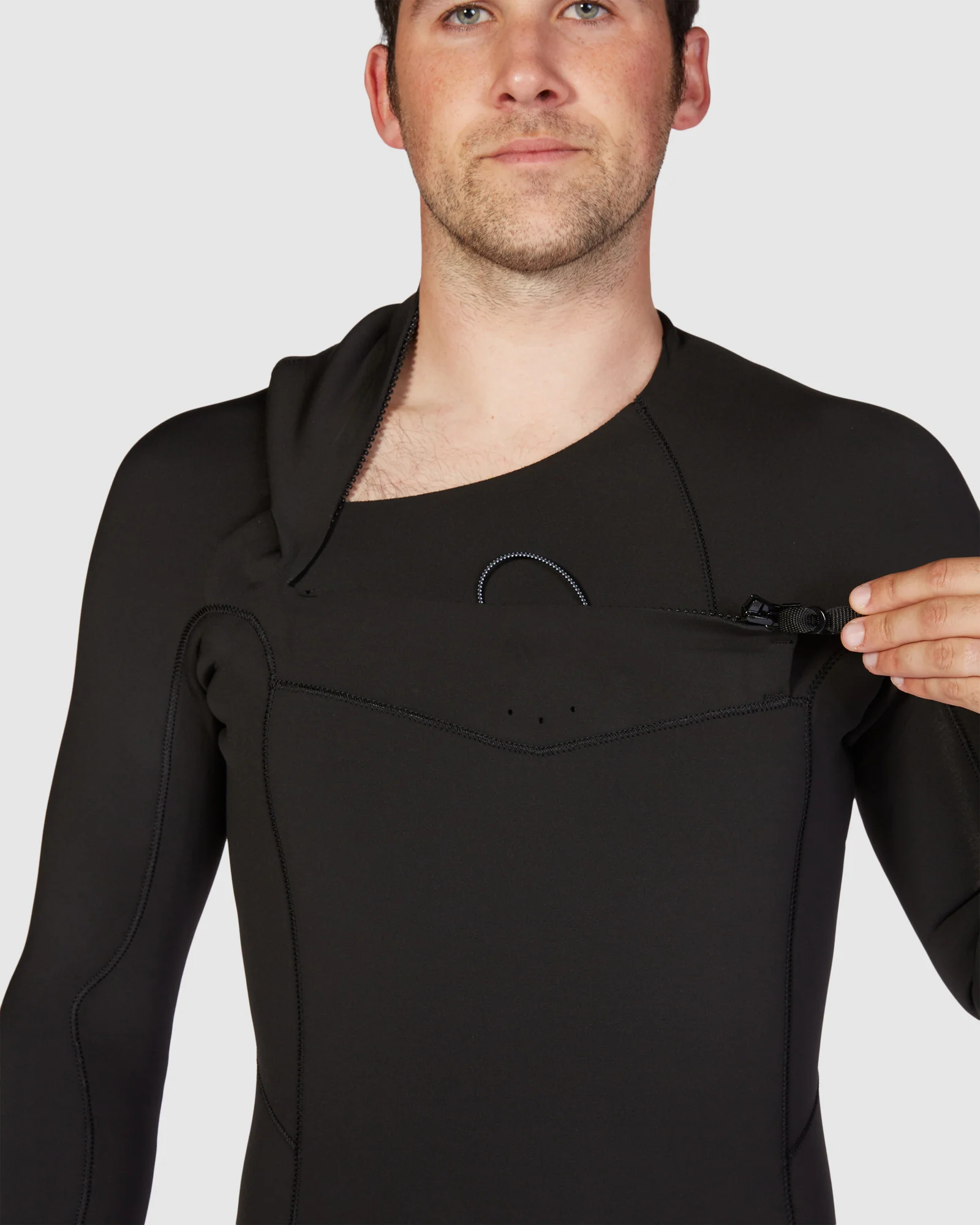 Mens 2/2mm Absolute Chest Zip Steamer Wetsuit - Image 4