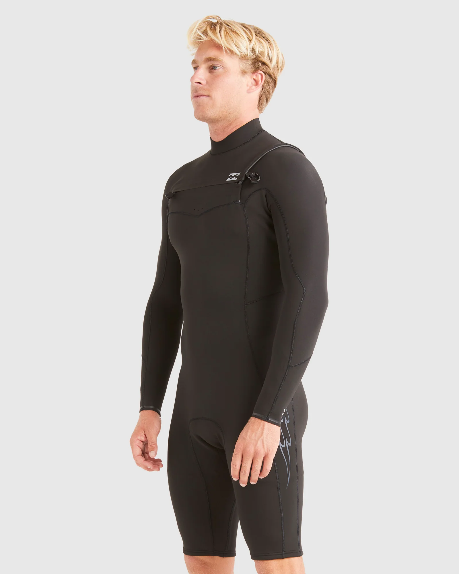 Mens 2/2mm Absolute Chest Zip GBS Long Sleeve Springsuit - Image 2