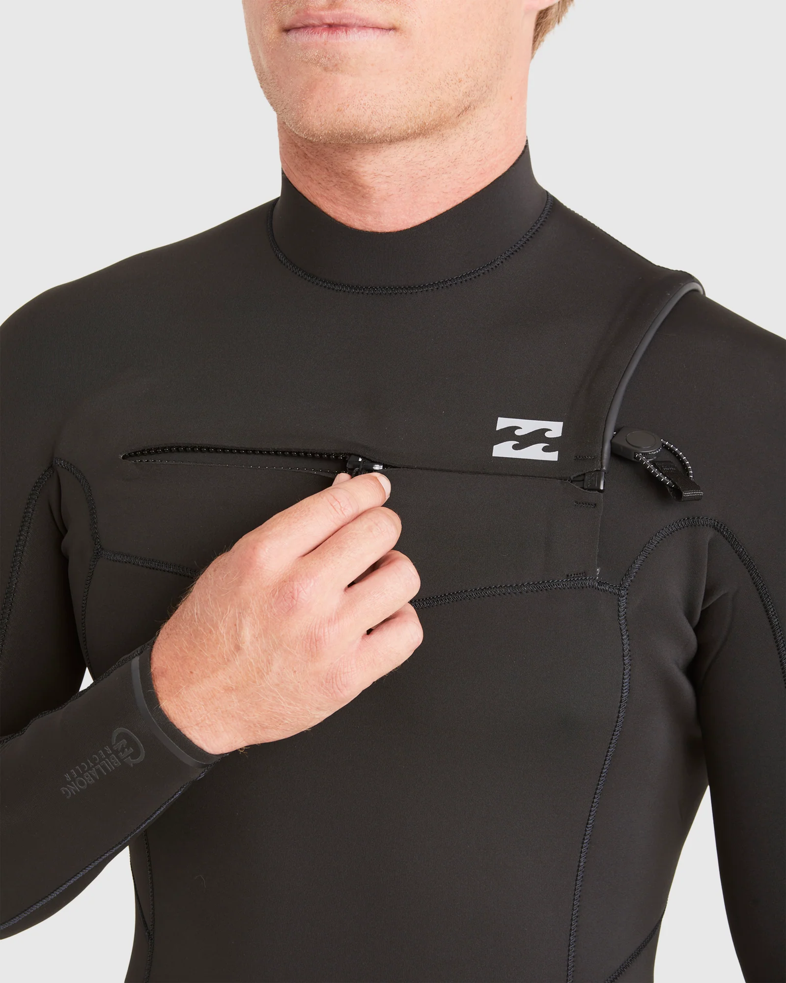 Mens 2/2mm Absolute Chest Zip GBS Long Sleeve Springsuit - Image 4
