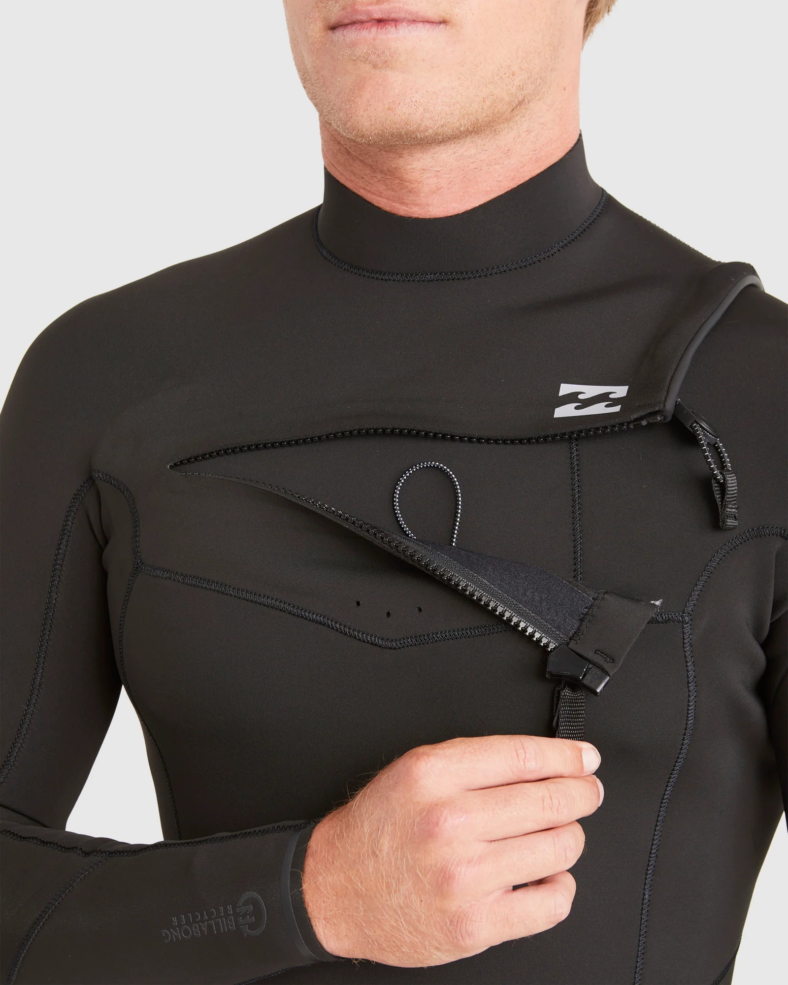 Mens 2/2mm Absolute Chest Zip GBS Long Sleeve Springsuit - Image 5