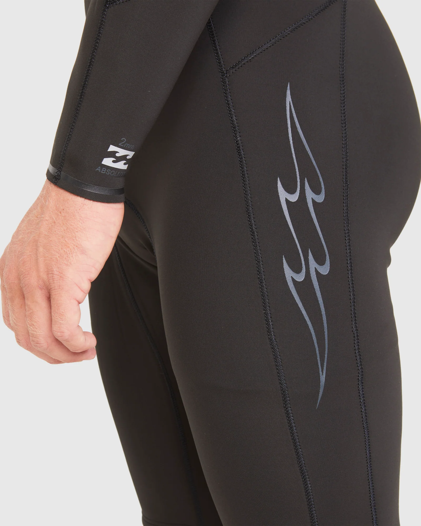 Mens 2/2mm Absolute Chest Zip GBS Long Sleeve Springsuit - Image 8