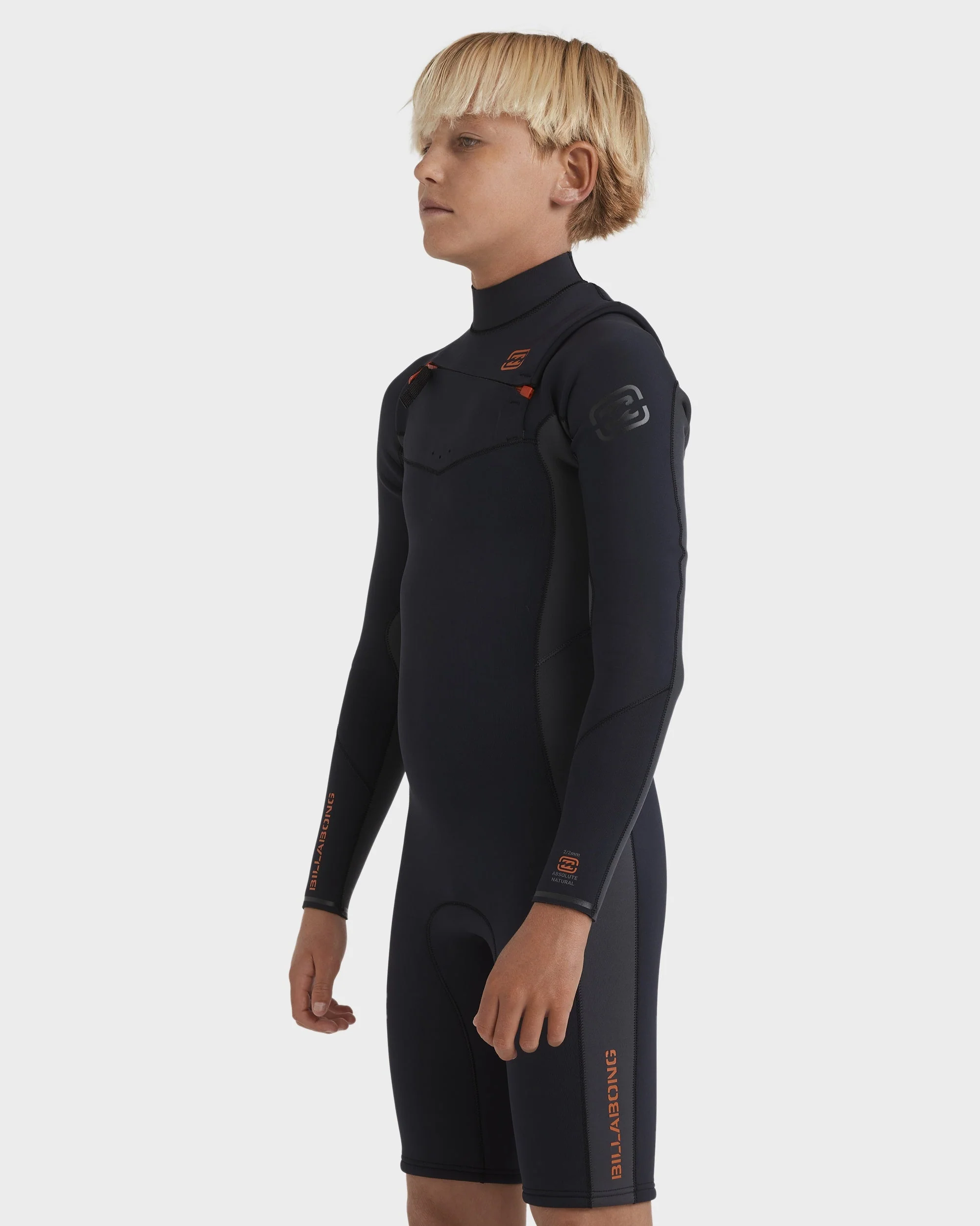 Boys 8-16 2/2mm Absolute Natural Long Sleeve Spring Suit - Image 8