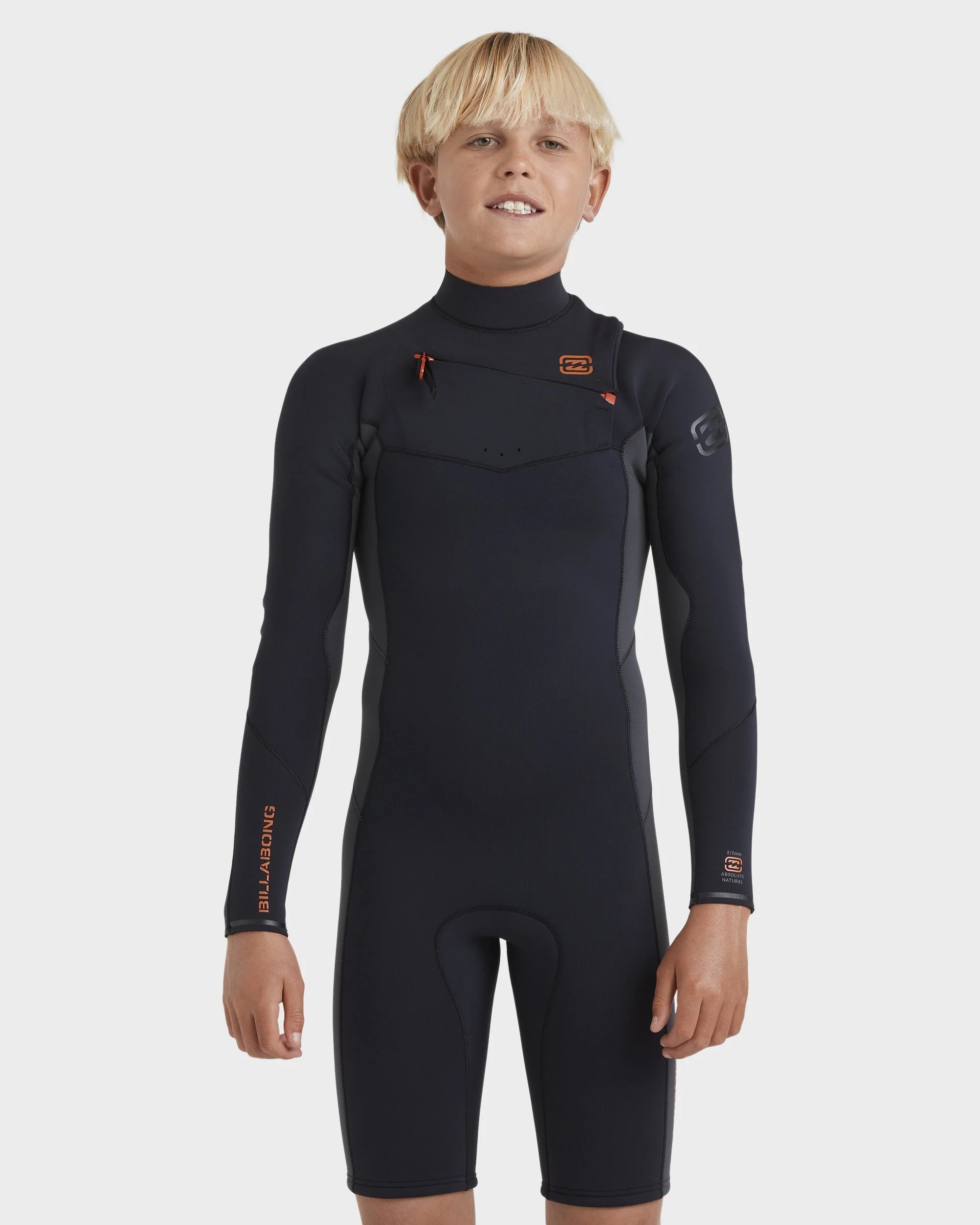 Boys 8-16 2/2mm Absolute Natural Long Sleeve Spring Suit - Image 9