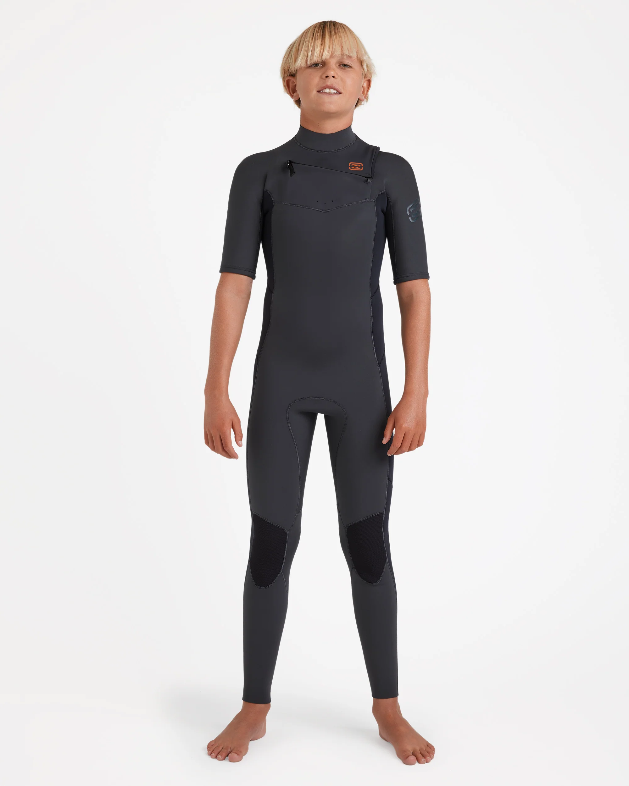 Boys 8-16 2/2mm Absolute Natural Chest Zip GBS Fullsuit