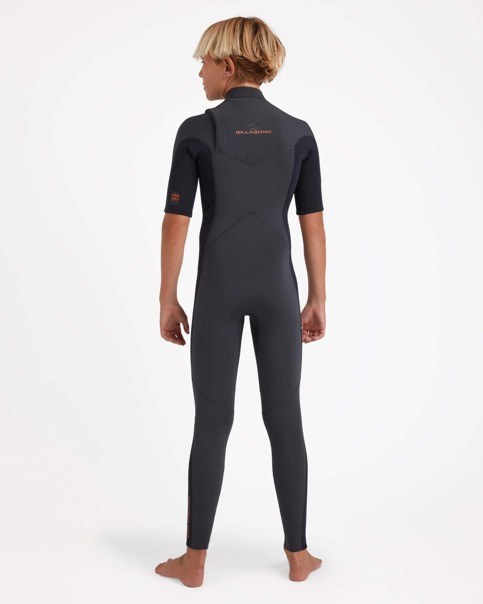 Boys 8-16 2/2mm Absolute Natural Chest Zip GBS Fullsuit - Image 2