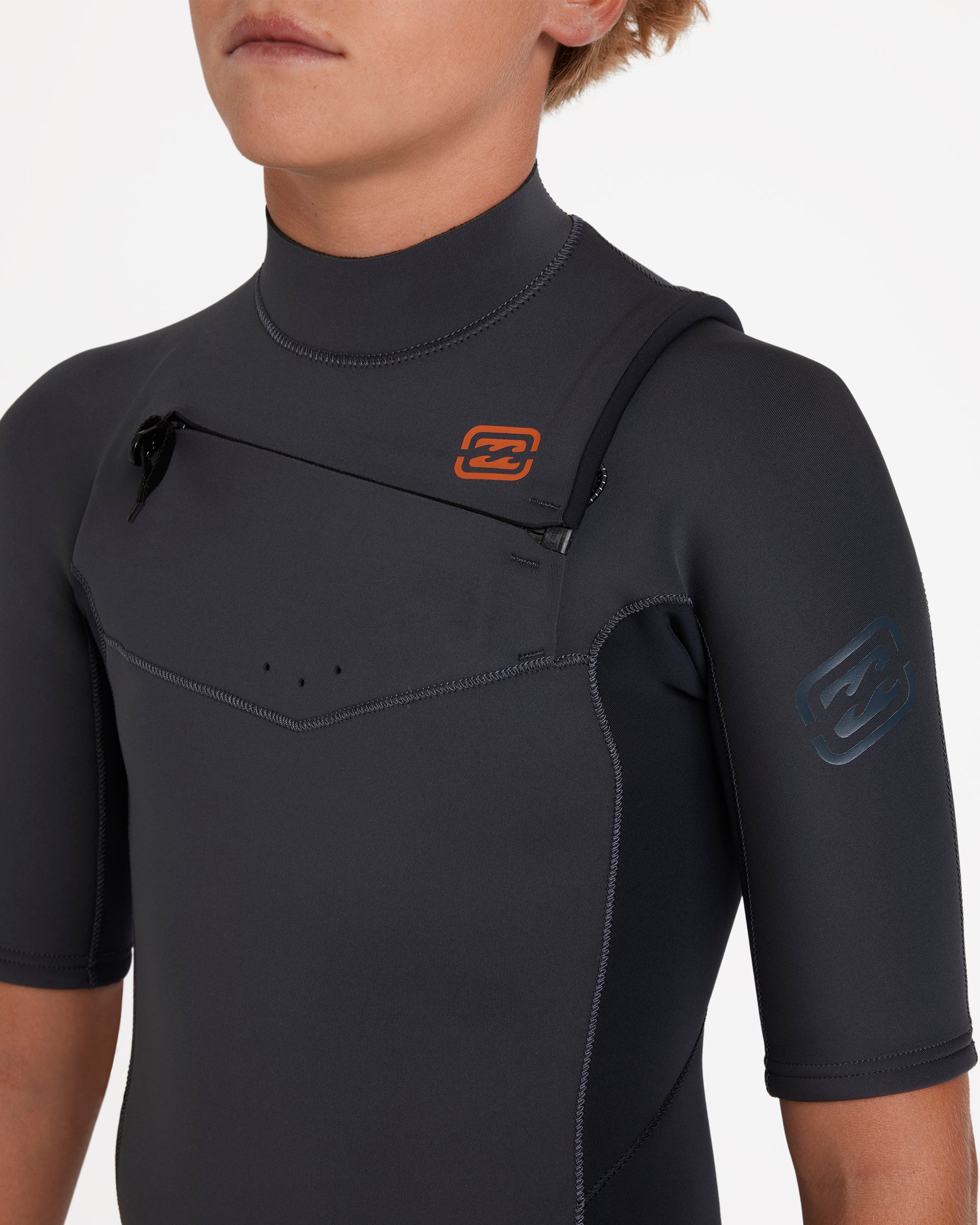 Boys 8-16 2/2mm Absolute Natural Chest Zip GBS Fullsuit - Image 5