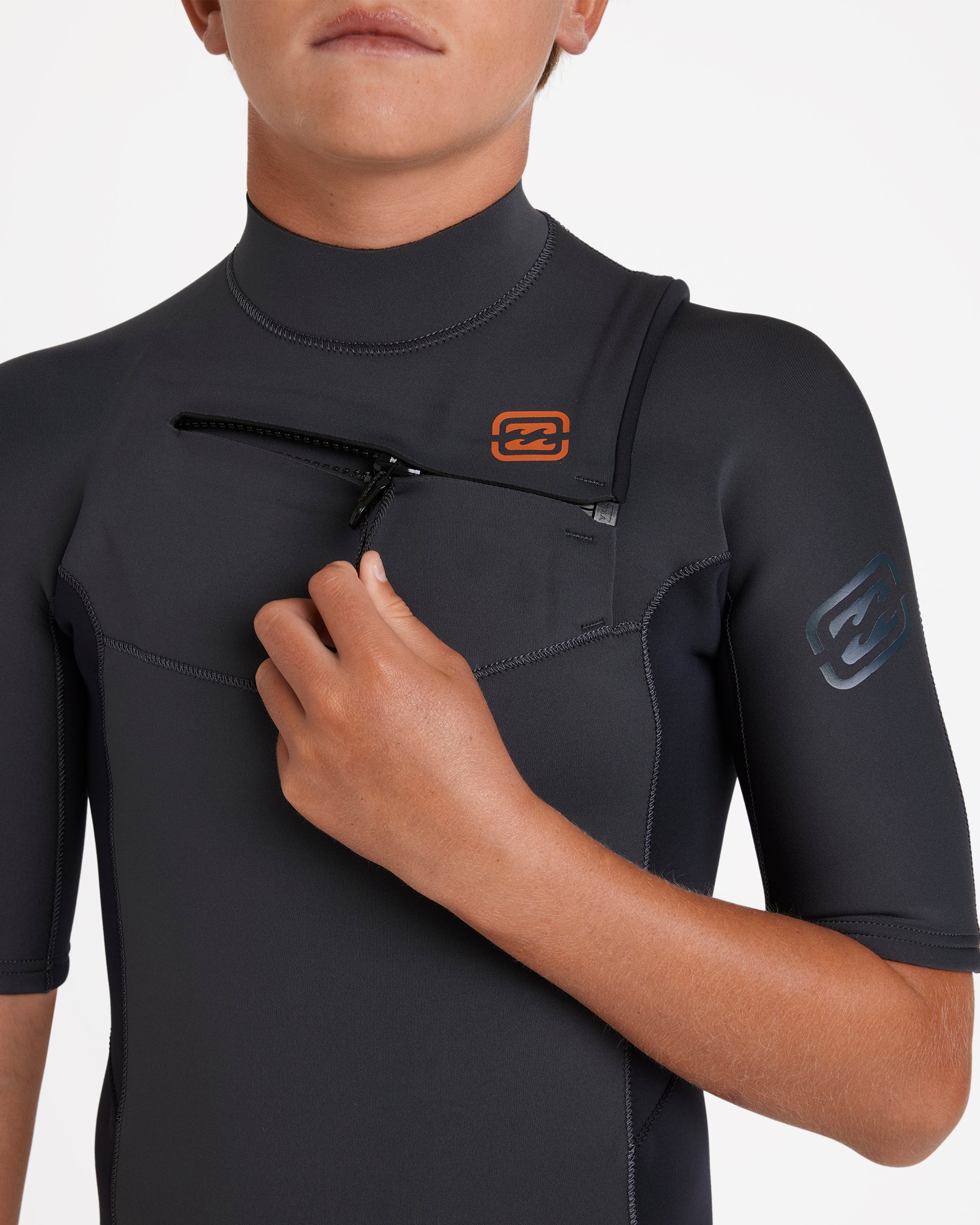 Boys 8-16 2/2mm Absolute Natural Chest Zip GBS Fullsuit - Image 6