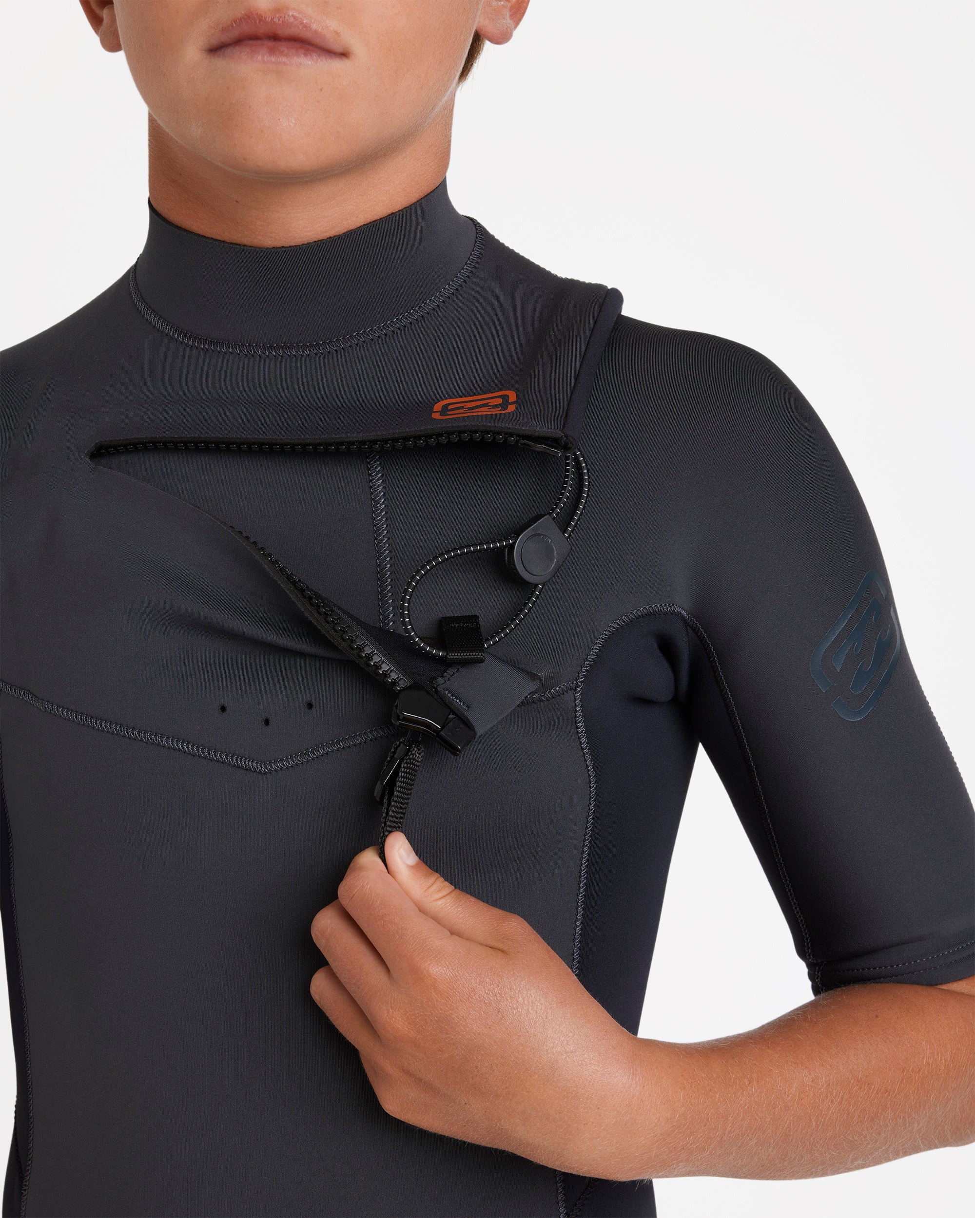 Boys 8-16 2/2mm Absolute Natural Chest Zip GBS Fullsuit - Image 7