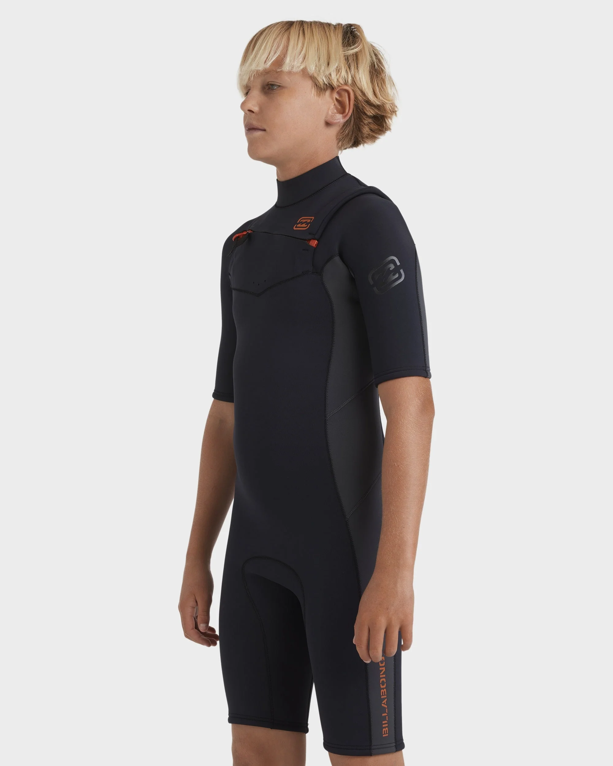 Boys 8-16 2/2mm Absolute Natural Chest Zip GBS Springsuit - Image 3