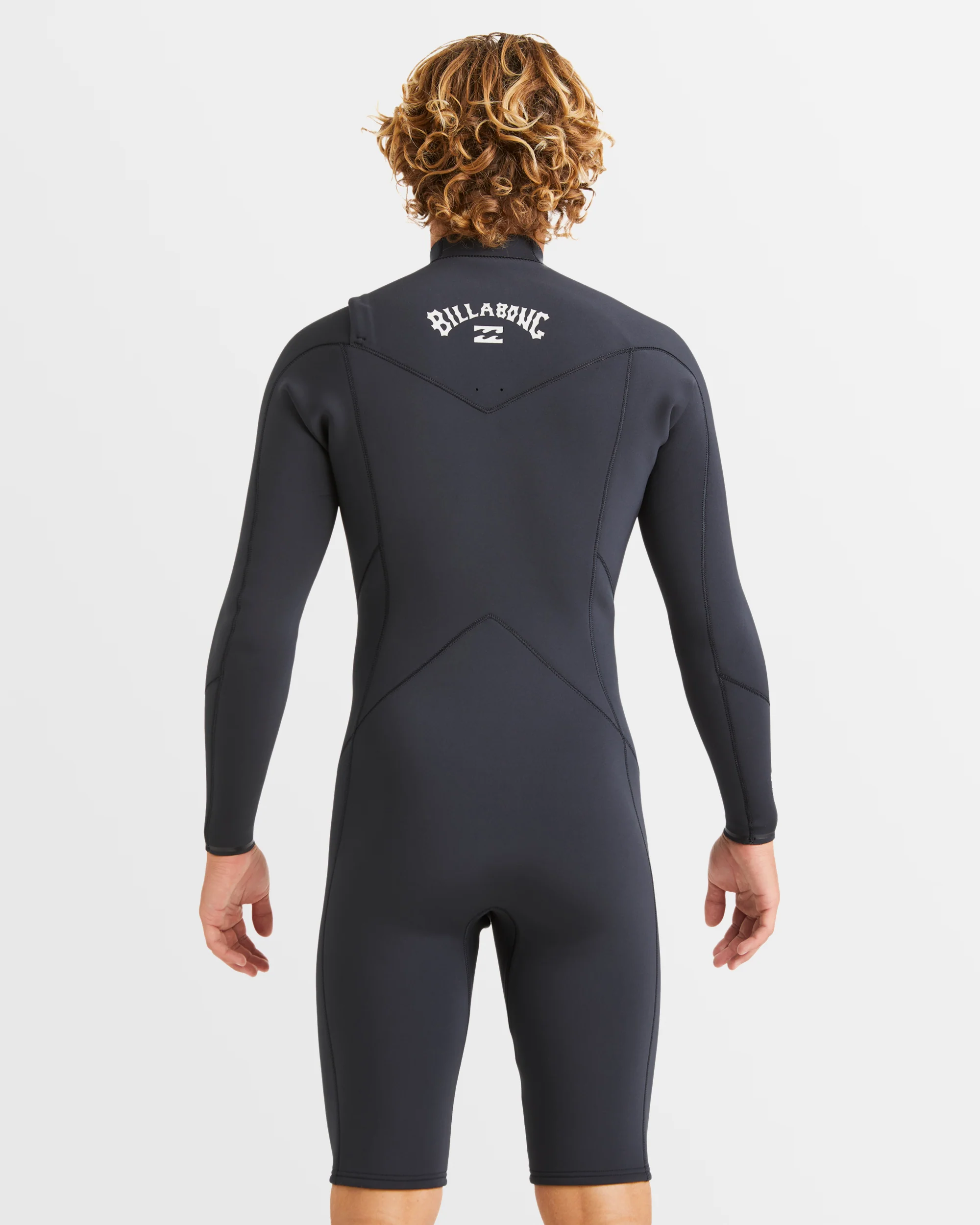 Mens 2/2mm Absolute Natural Chest Zip Long Sleeve Springsuit - Image 3