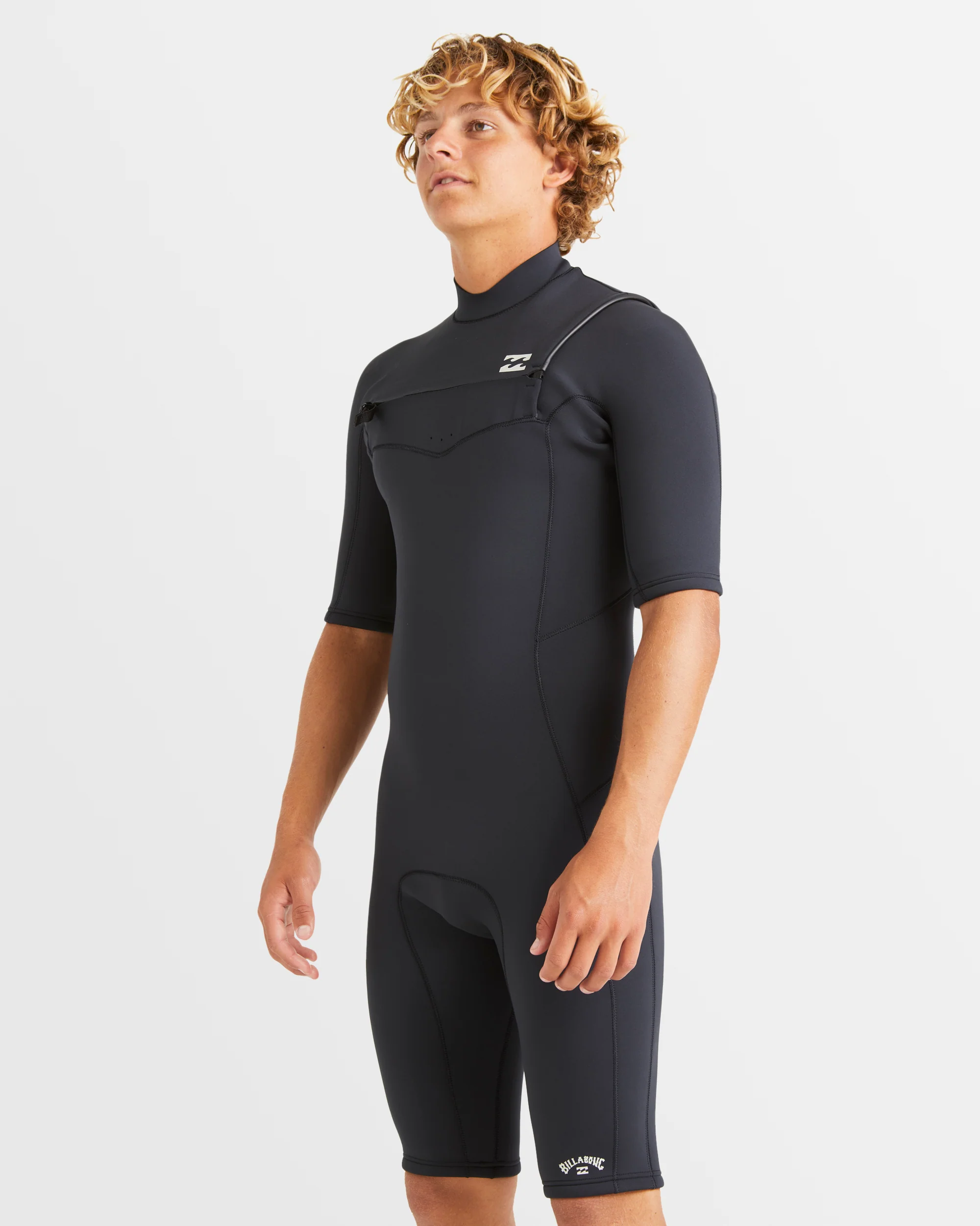 Mens 2/2mm Absolute Natural Chest Zip Springsuit - Image 2
