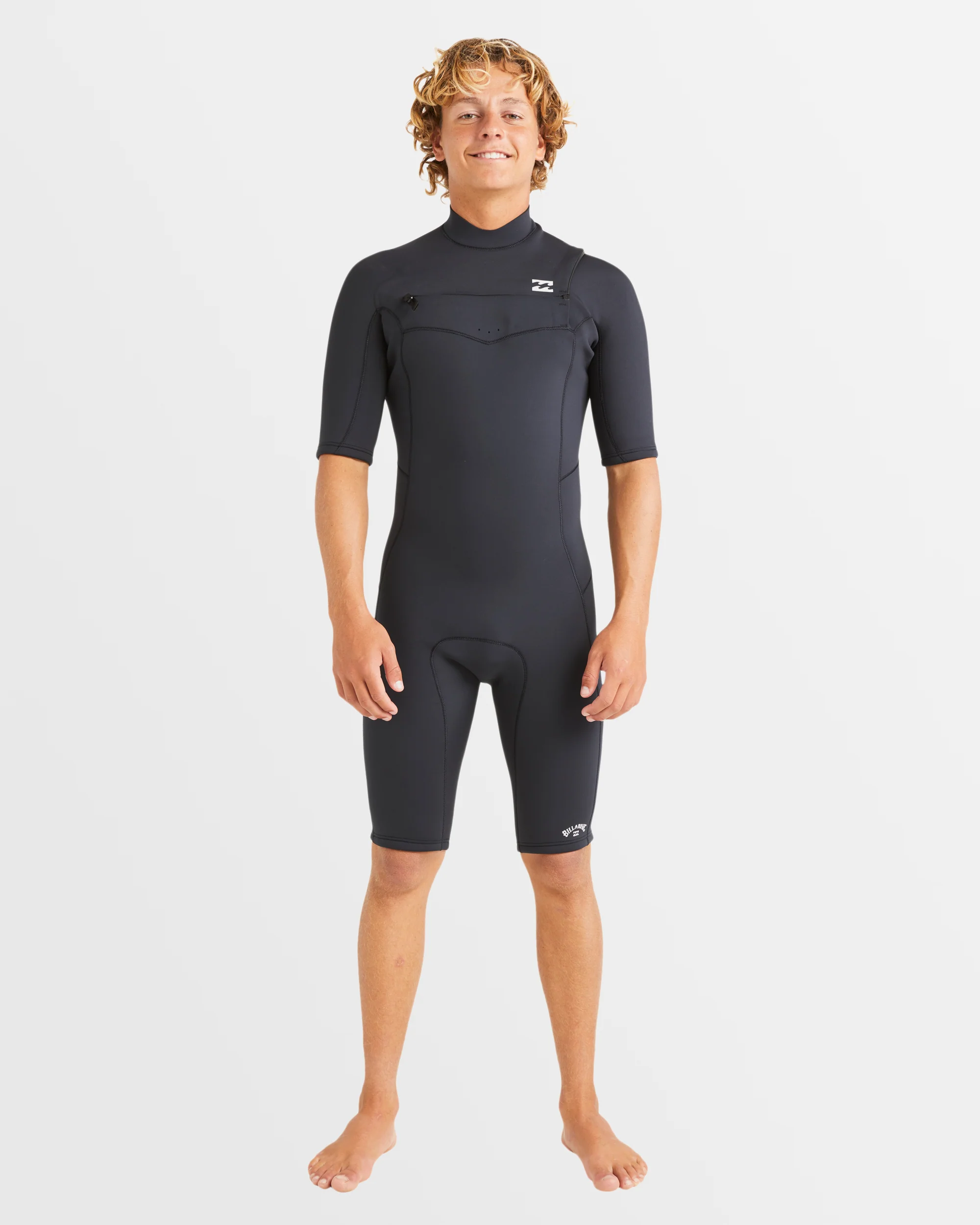Mens 2/2mm Absolute Natural Chest Zip Springsuit - Image 8
