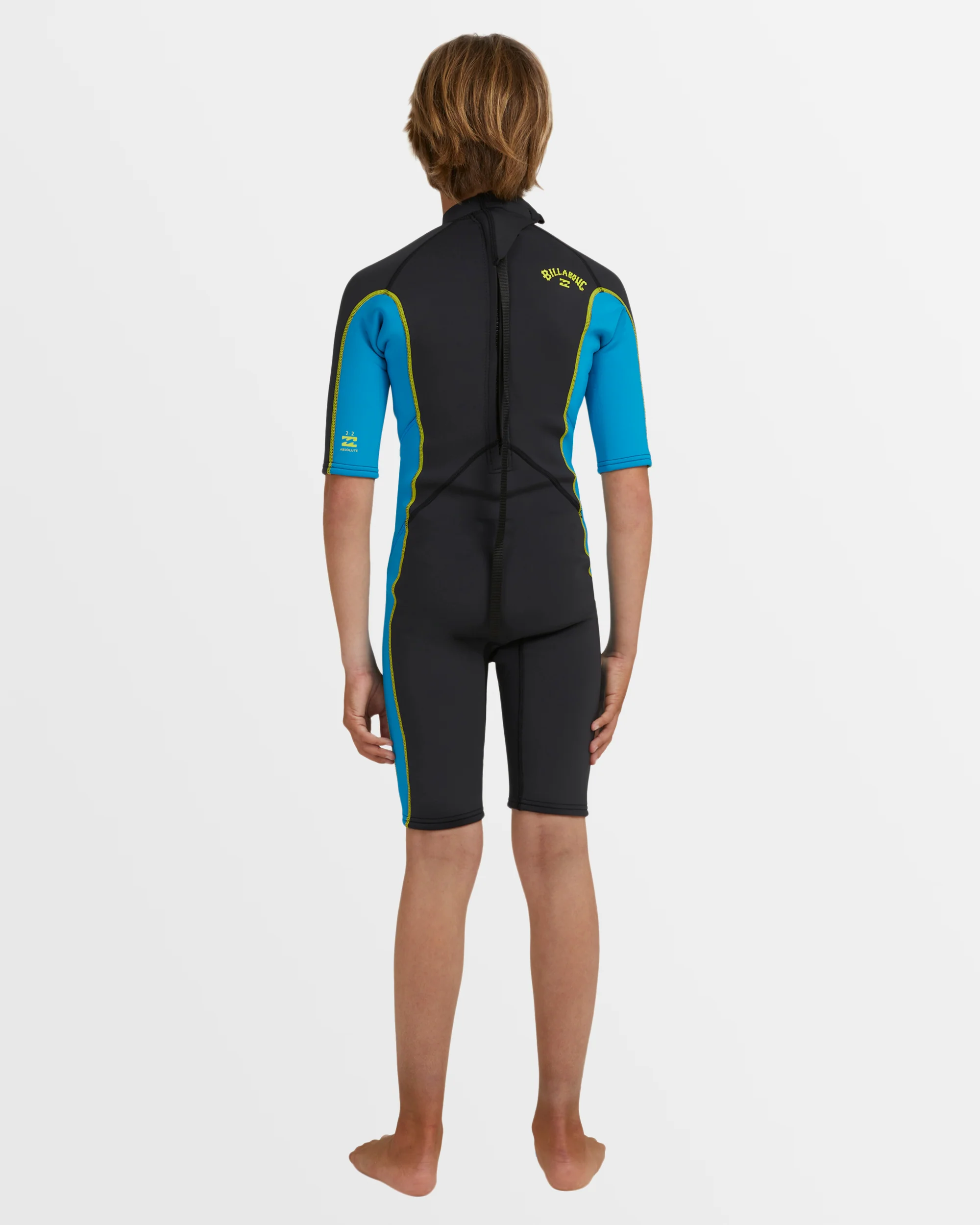 Boys 6-16 2/2mm Absolute Back Zip FL Springsuit - Image 2