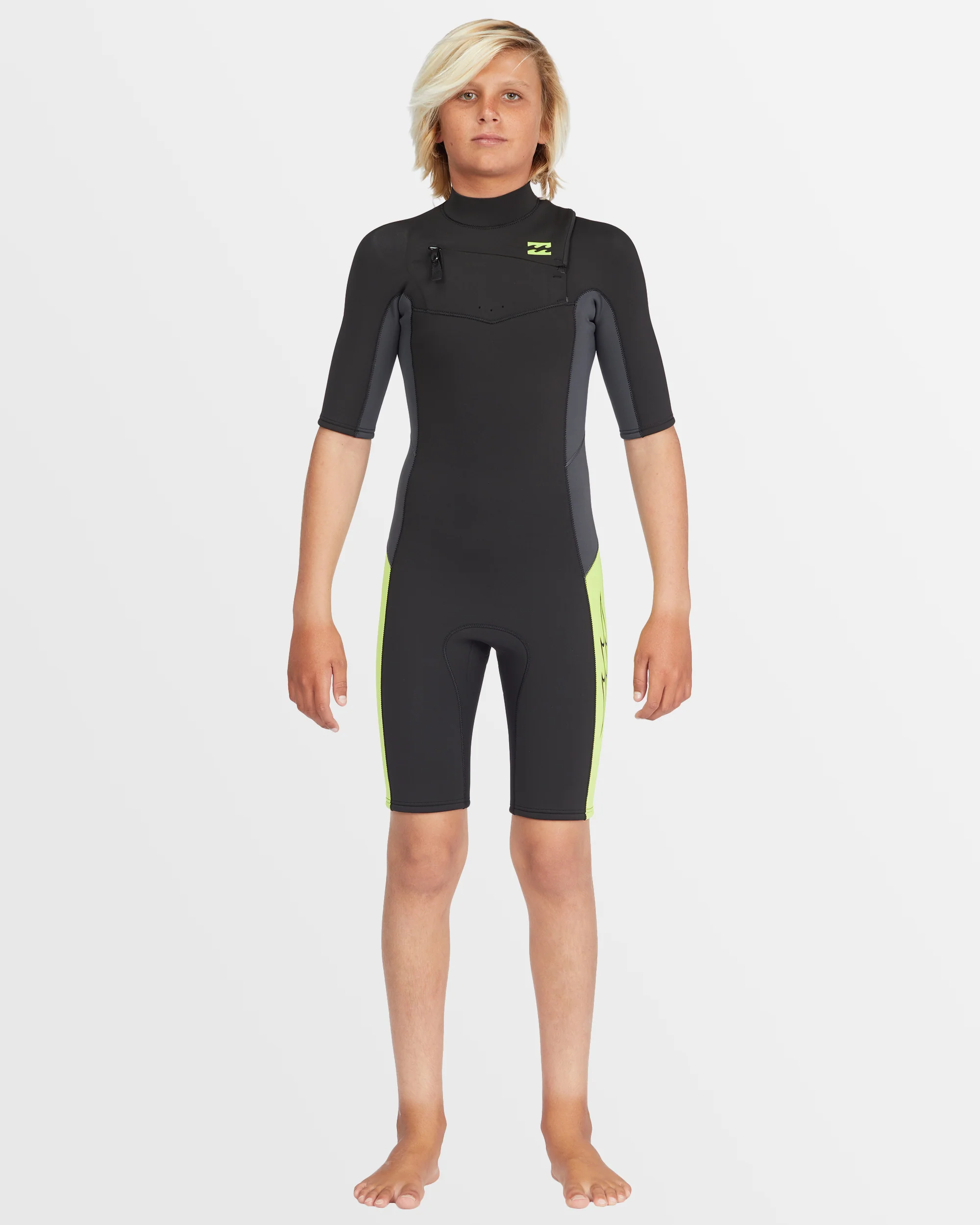 Boys 8-14 2/2mm Absolute Chest Zip GBS Springsuit - Image 5