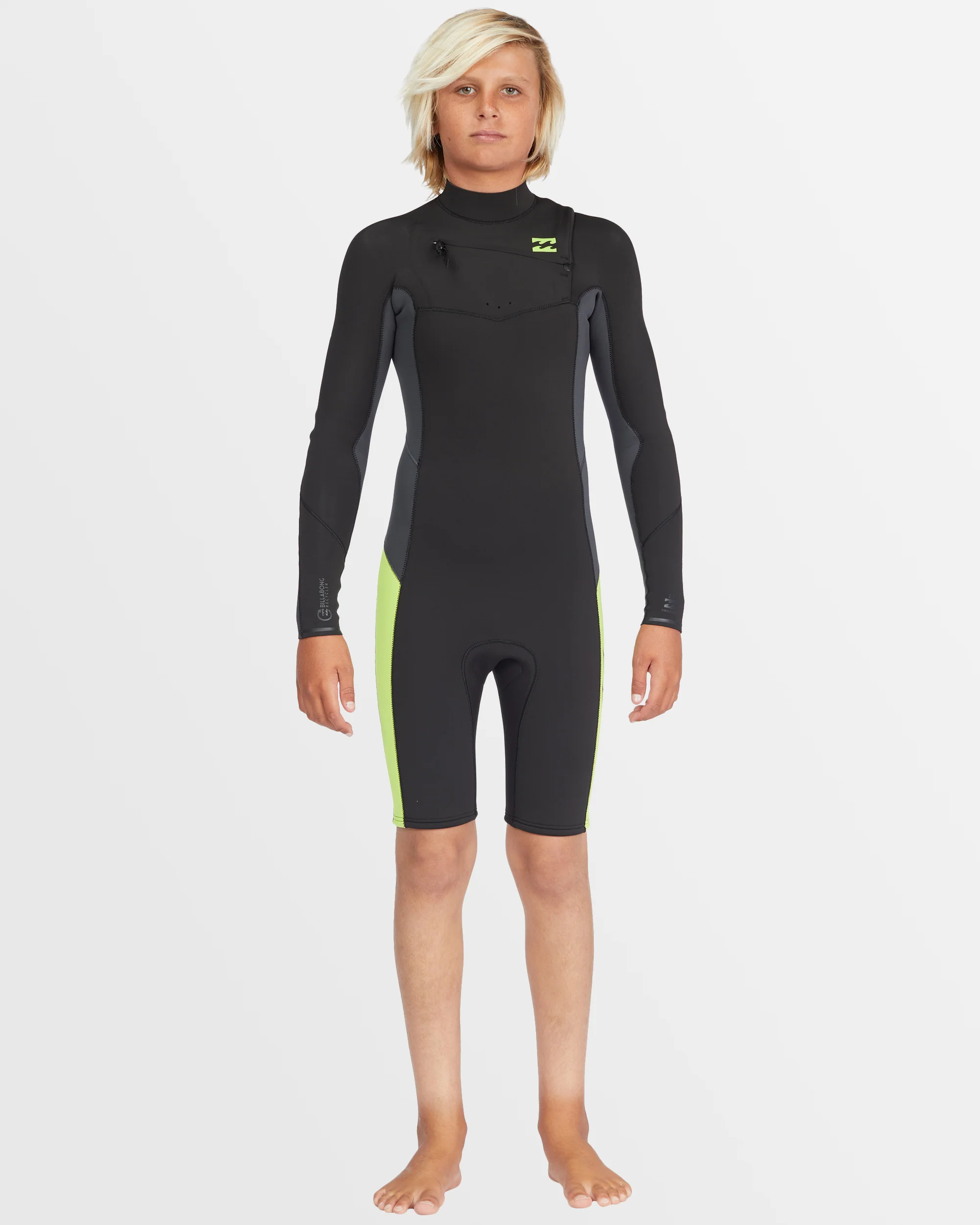 Boys 8-14 2/2mm Absolute Chest Zip GBS Long Sleeve Springsuit - Image 4