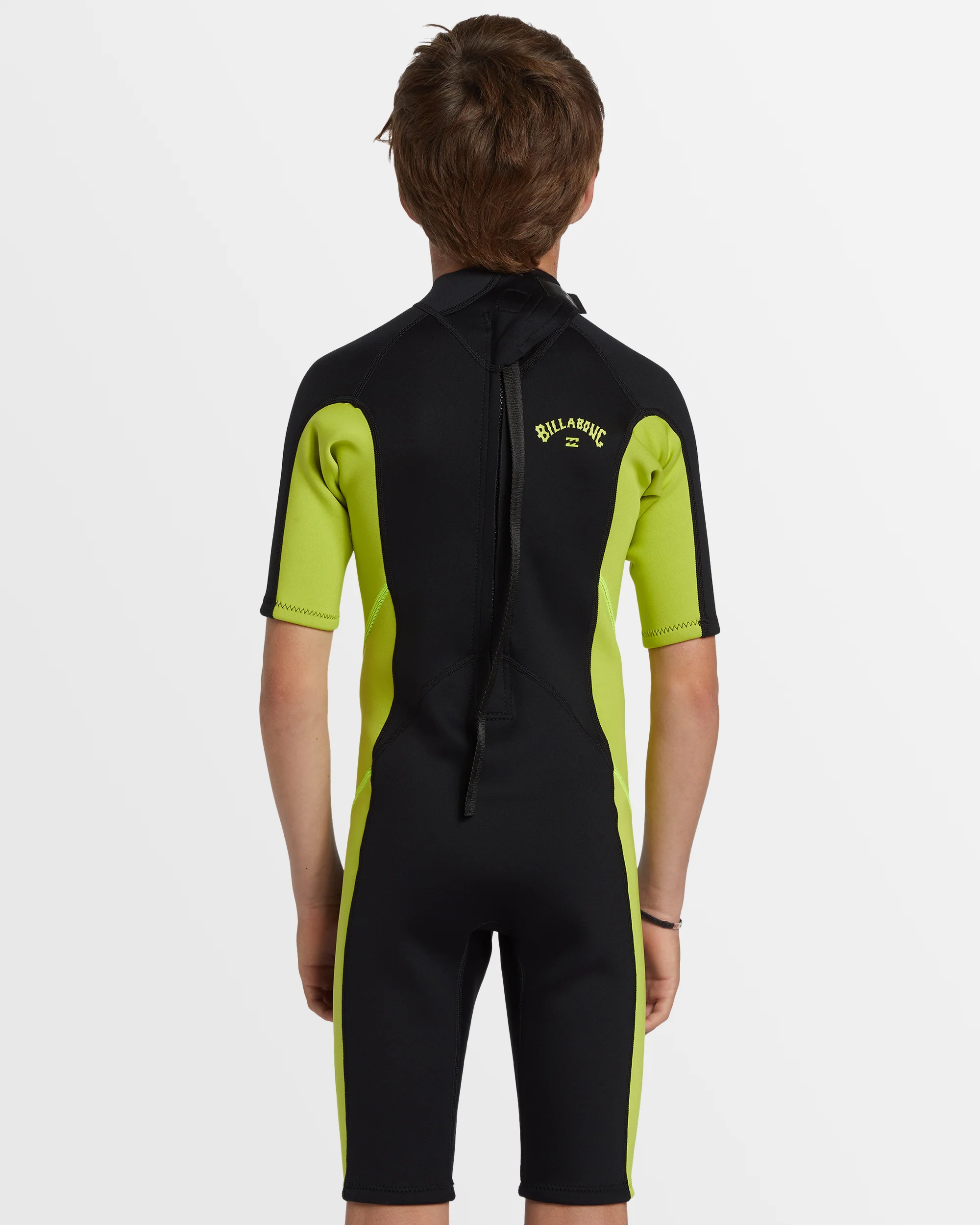 Boys 6-16 2/2mm Foil Back Zip Springsuit - Image 3