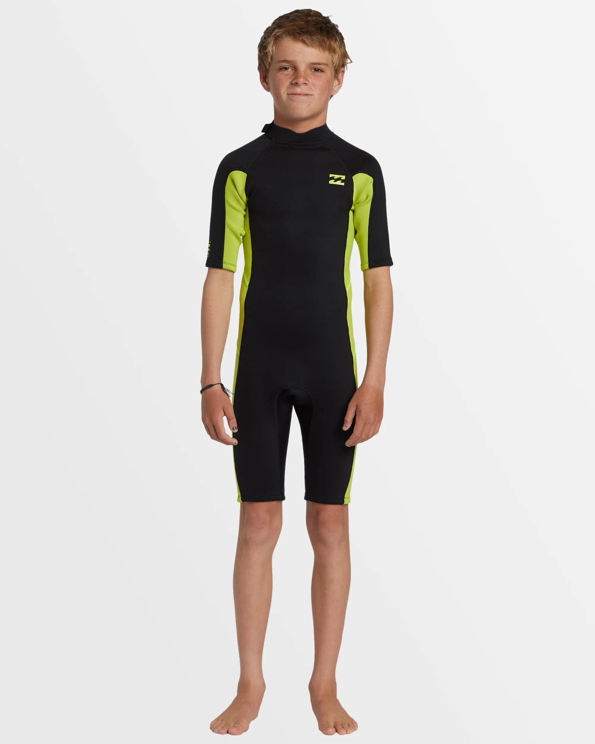 Boys 6-16 2/2mm Foil Back Zip Springsuit - Image 5
