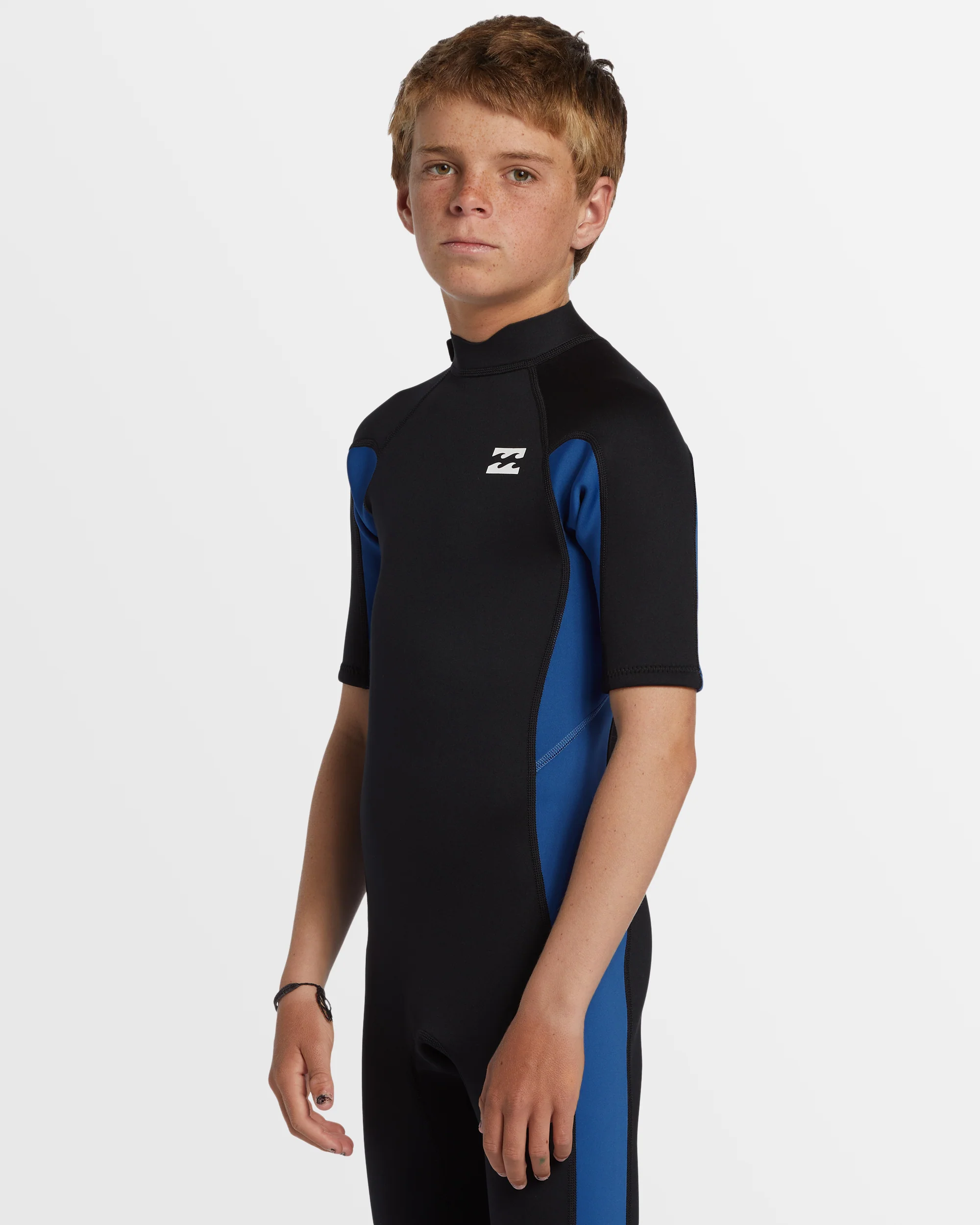 Boys 8-14 2/2mm Foil Back Zip Springsuit - Image 2