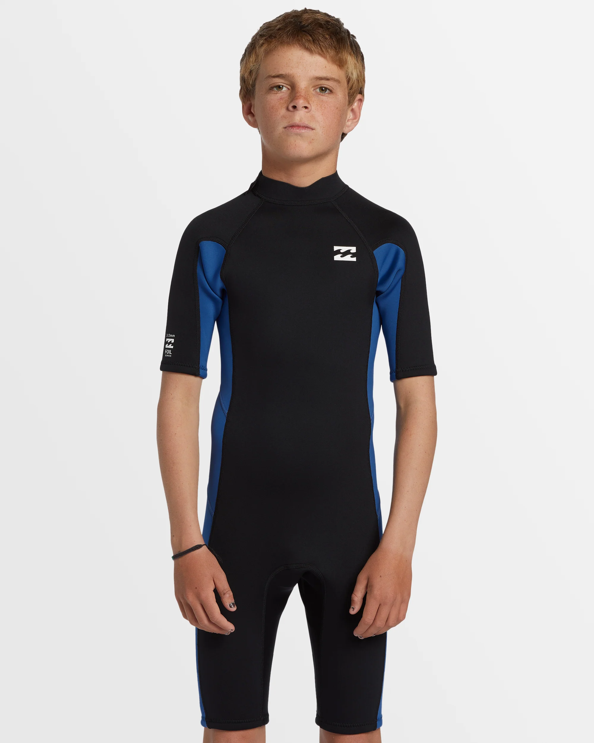 Boys 8-14 2/2mm Foil Back Zip Springsuit - Image 4