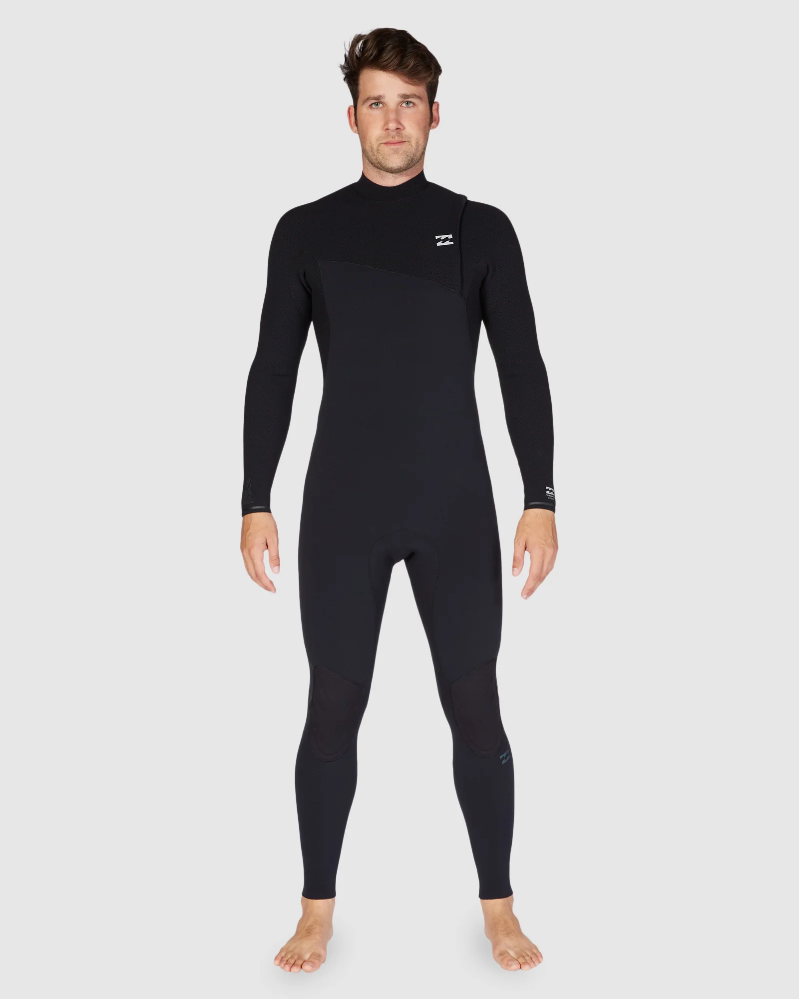 Mens 2/2mm Furnace Comp Chest Zip Steamer Wetsuit - Image 2
