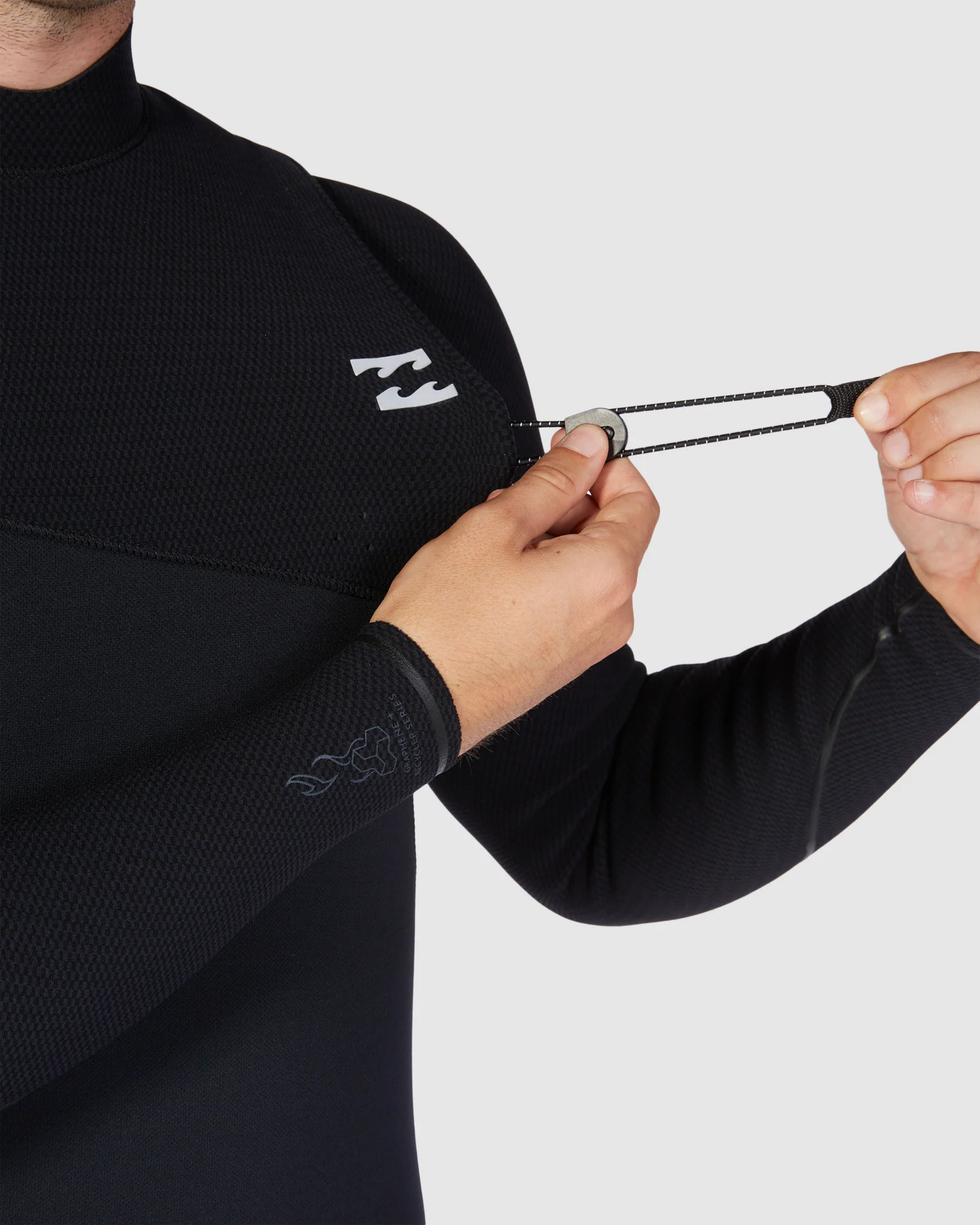 Mens 2/2mm Furnace Comp Chest Zip Steamer Wetsuit - Image 4