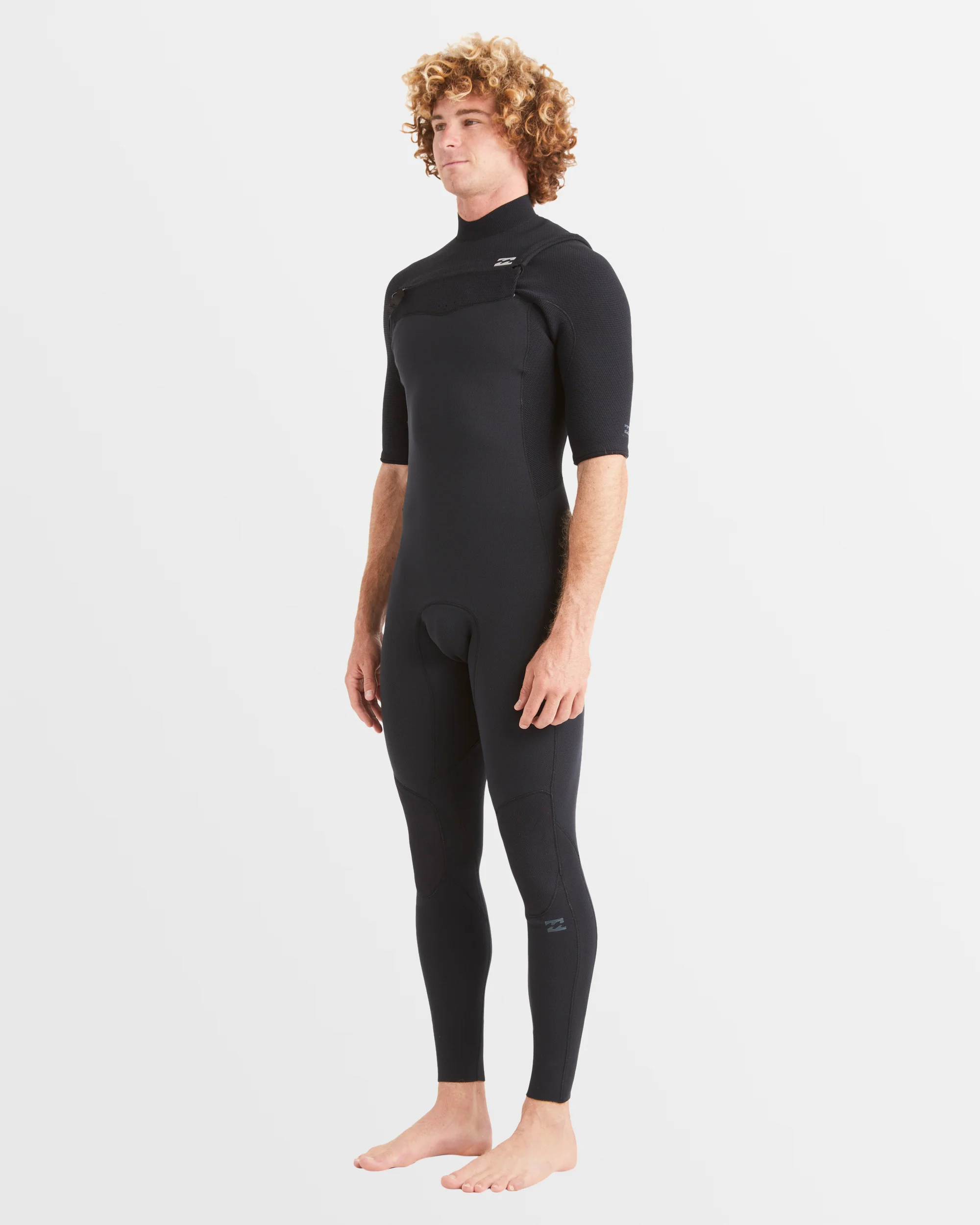 Mens 2/2mm Revo Natural Chest Zip Short Sleeve Fullsuit - Image 2