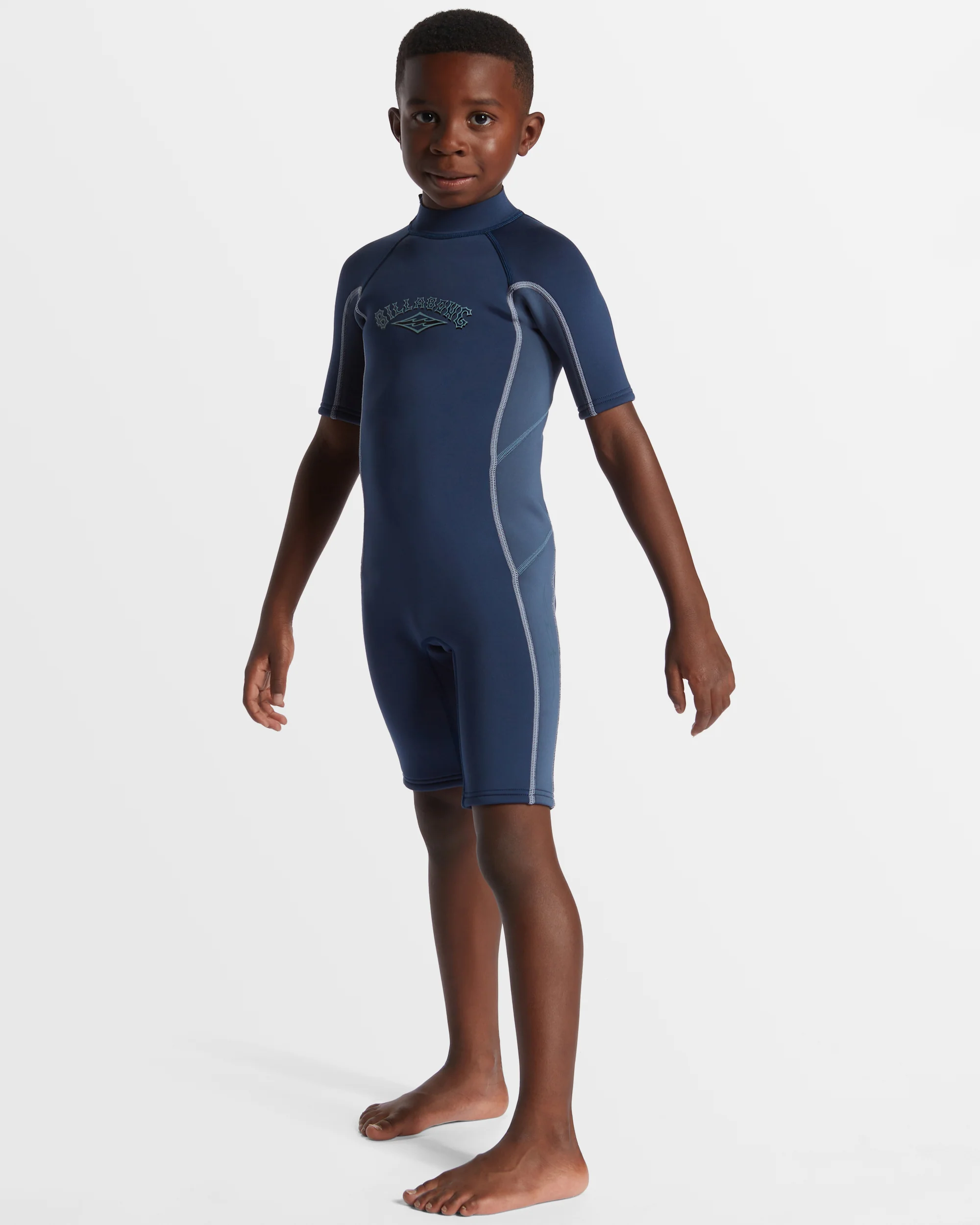 Boys 0-7 2/2mm Absolute Back Zip Springsuit - Image 2