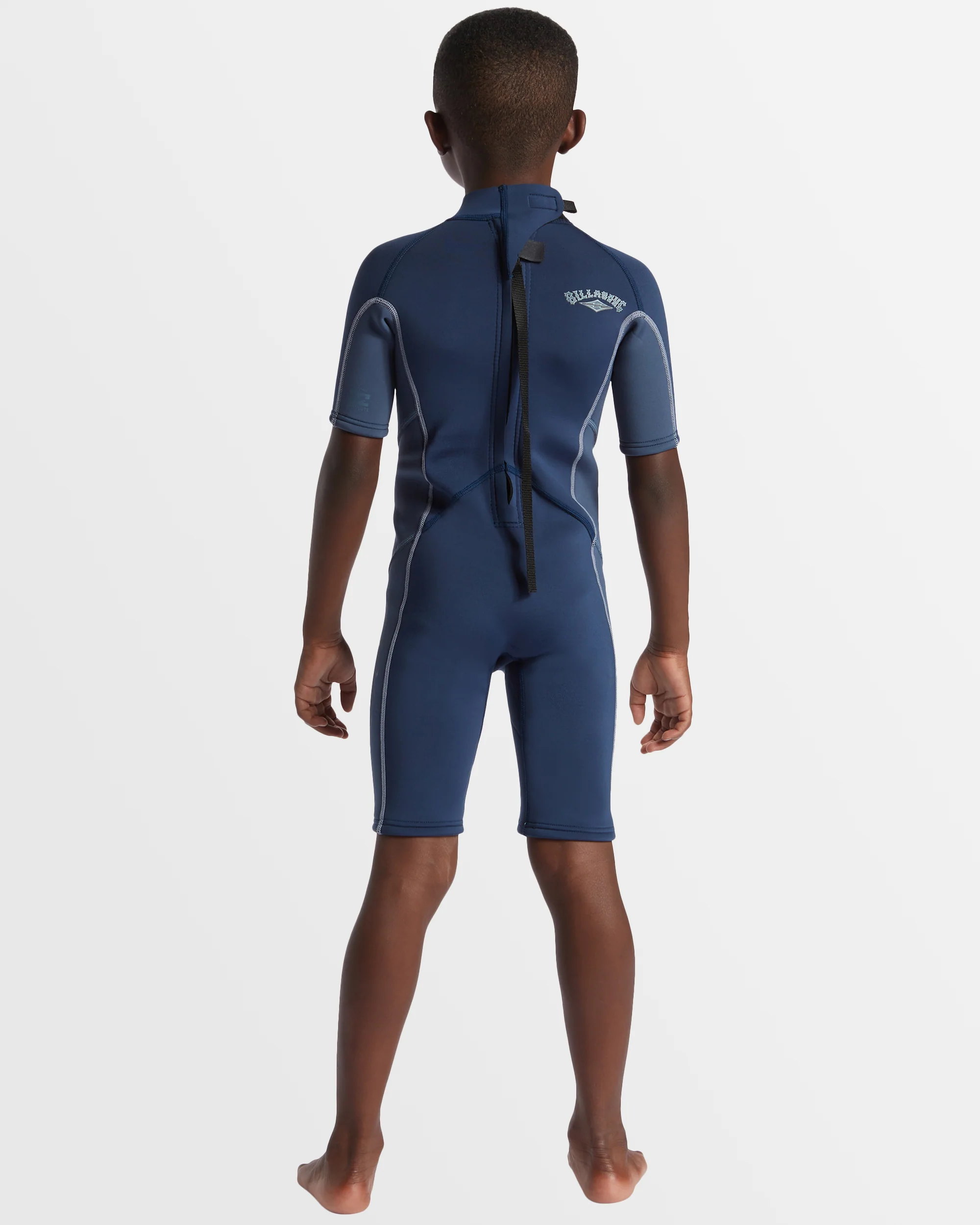 Boys 0-7 2/2mm Absolute Back Zip Springsuit - Image 3