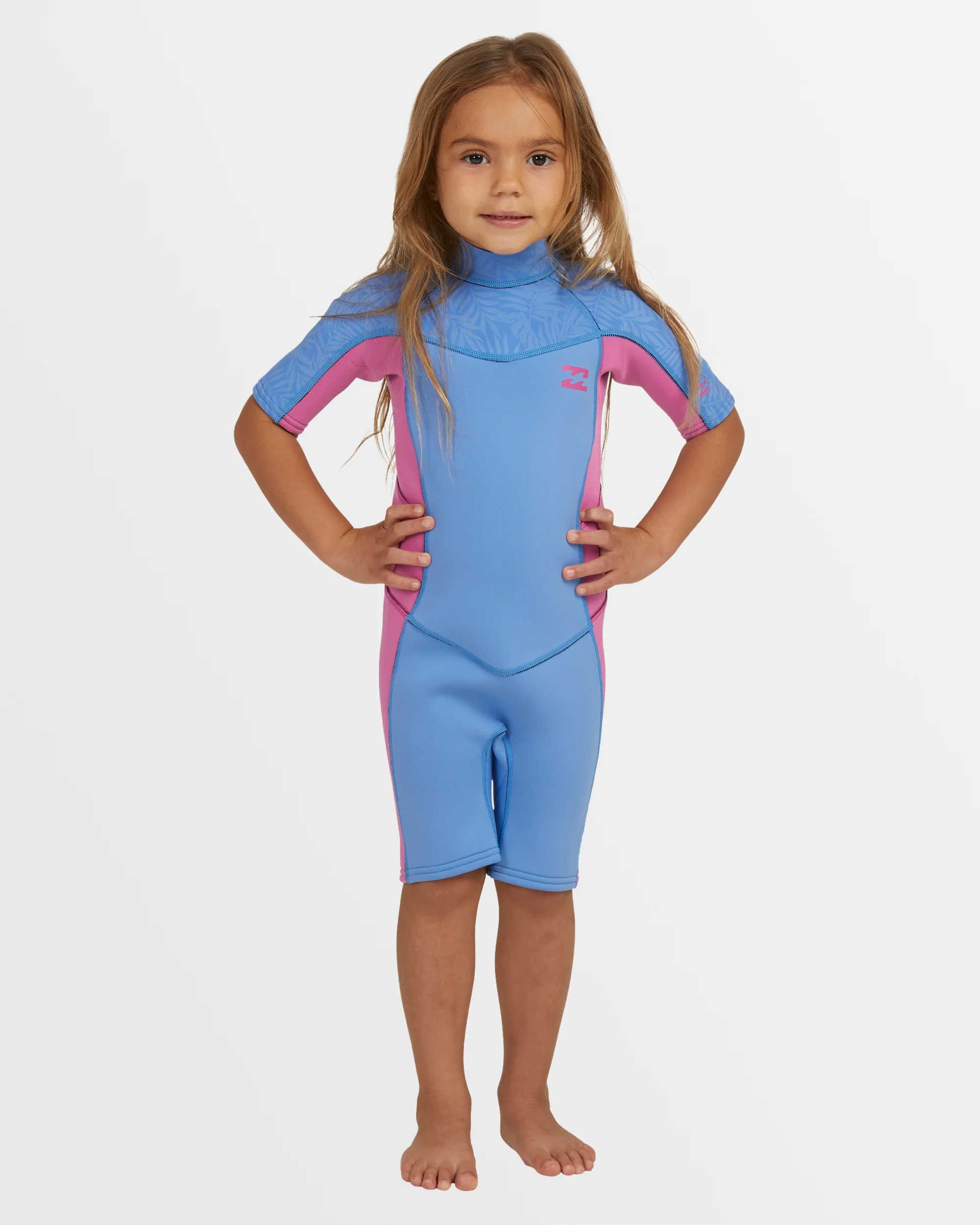 Girls 2-6 2/2mm Synergy Back Zip Springsuit