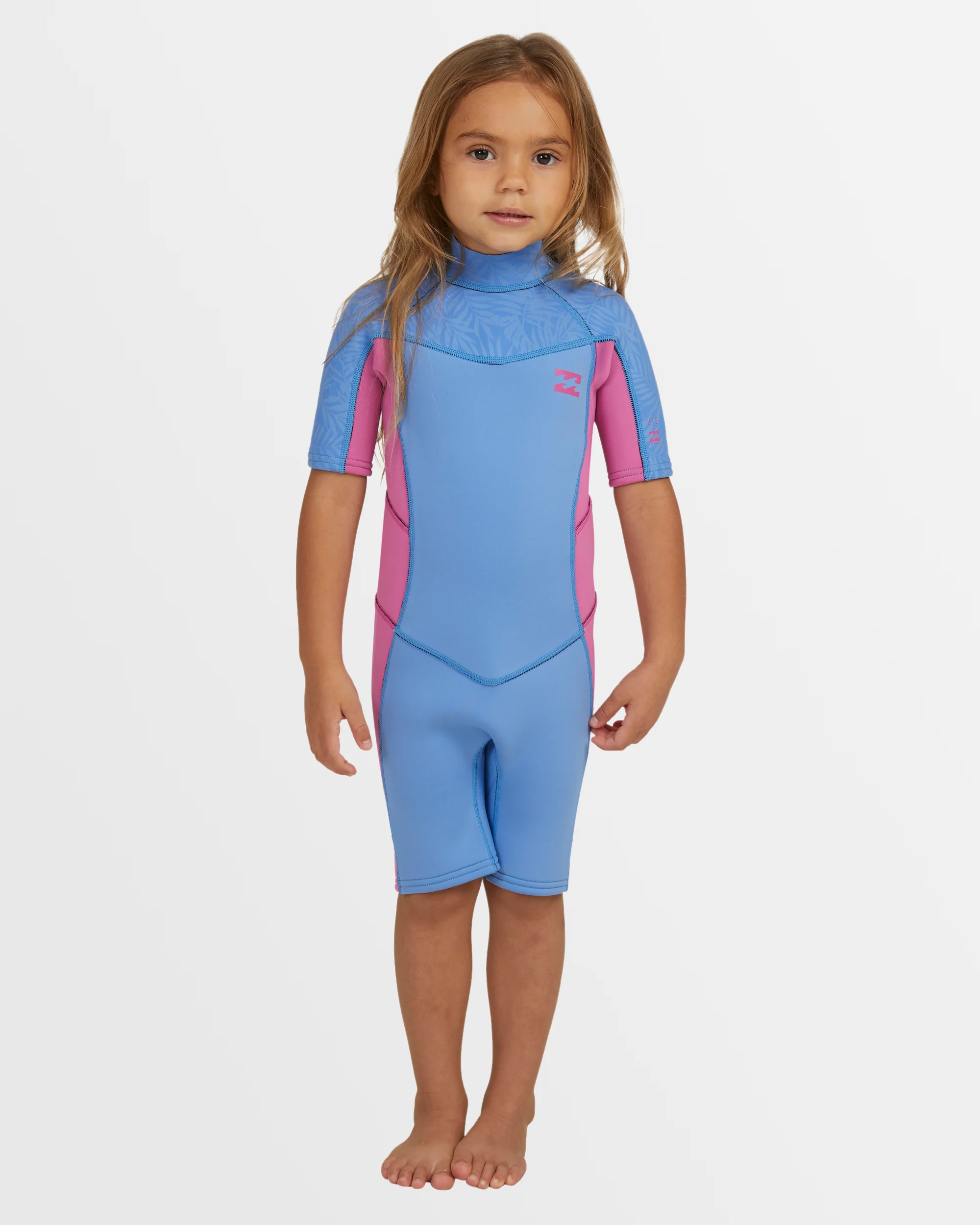 Girls 2-6 2/2mm Synergy Back Zip Springsuit - Image 2