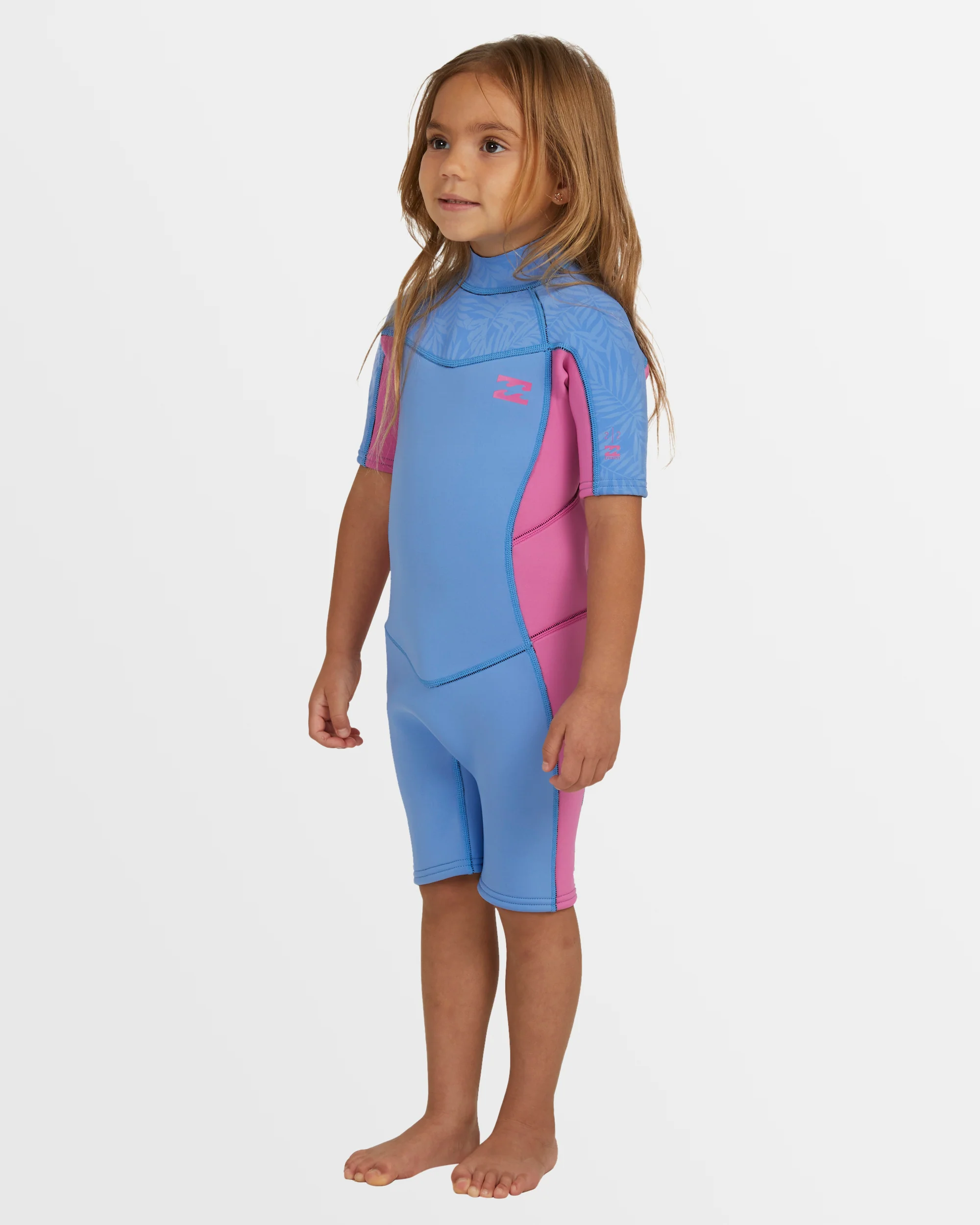 Girls 2-6 2/2mm Synergy Back Zip Springsuit - Image 3