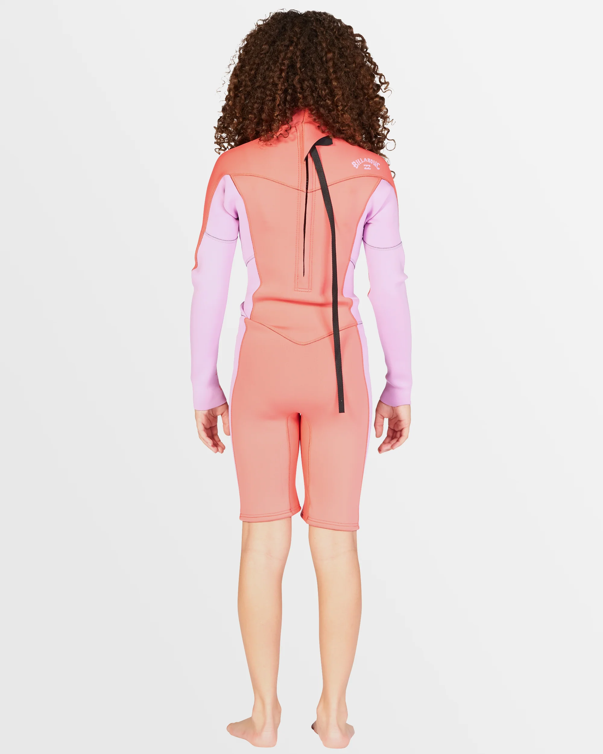 Girls 8-14 2/2mm Synergy Back Zip Long Sleeve Springsuit - Image 3