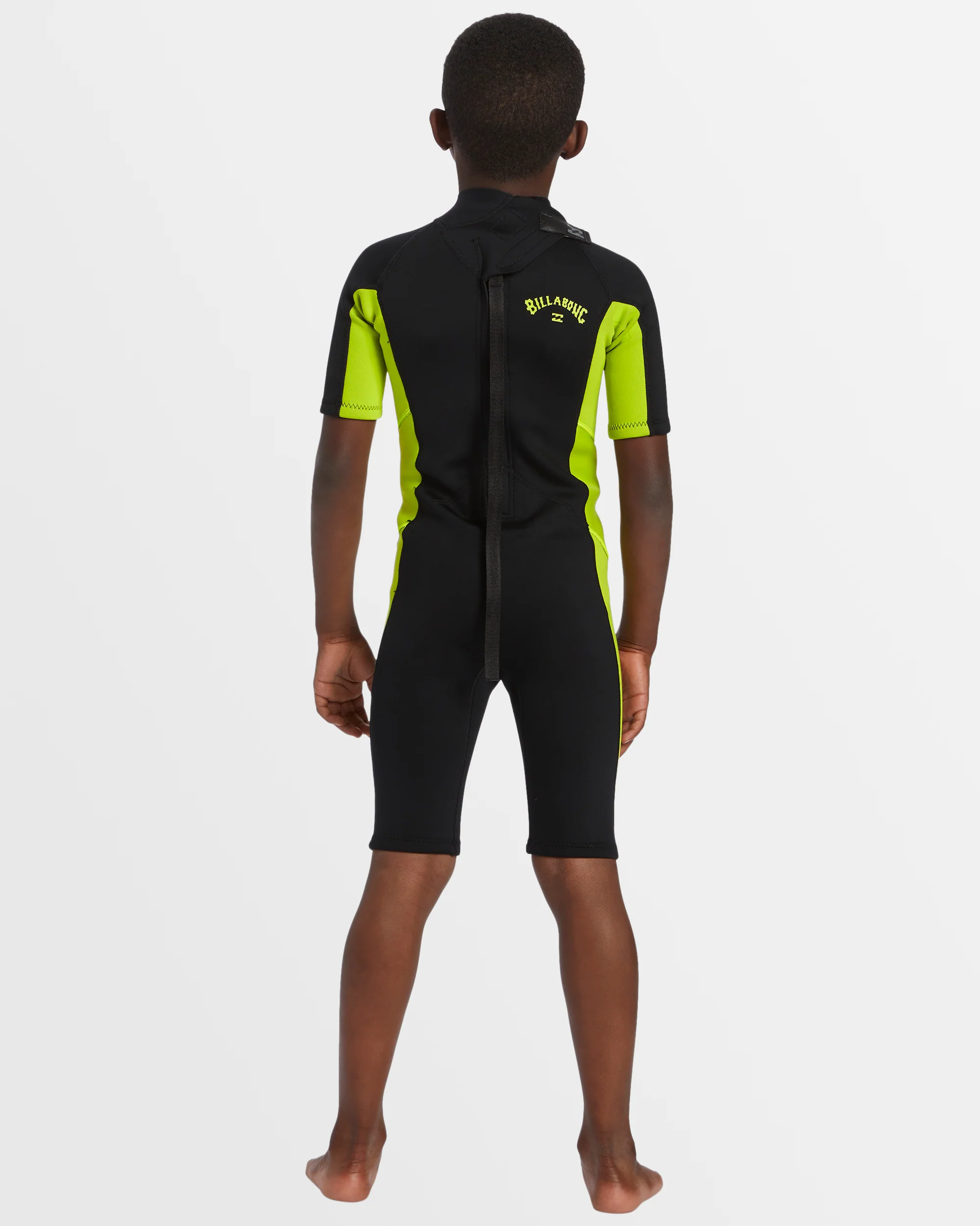 Boys 2-6 2/2mm Foil Back Zip Springsuit - Image 5