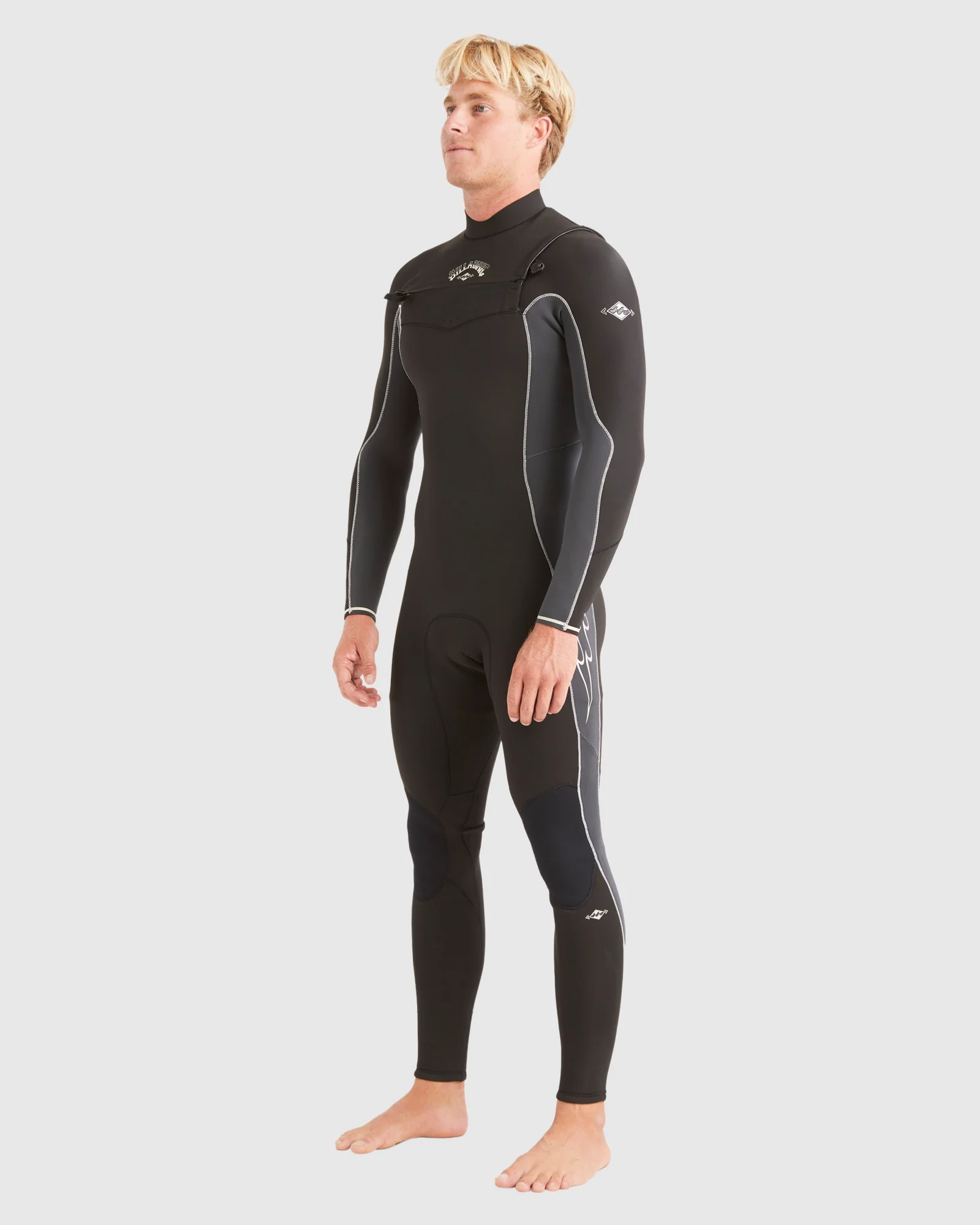 Mens 3/2mm Absolute Chest Zip Steamer Wetsuit - Image 2
