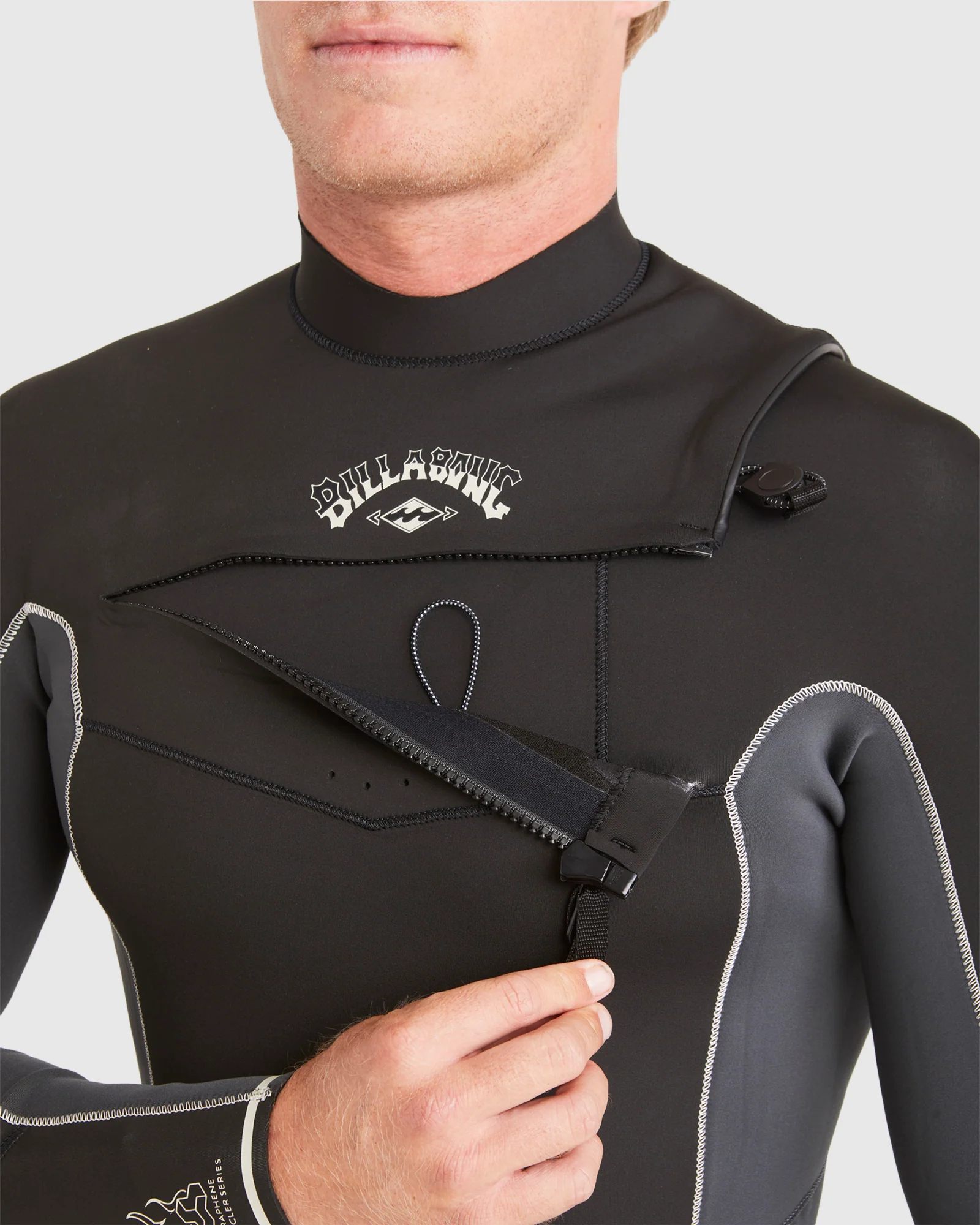Mens 3/2mm Absolute Chest Zip Steamer Wetsuit - Image 5