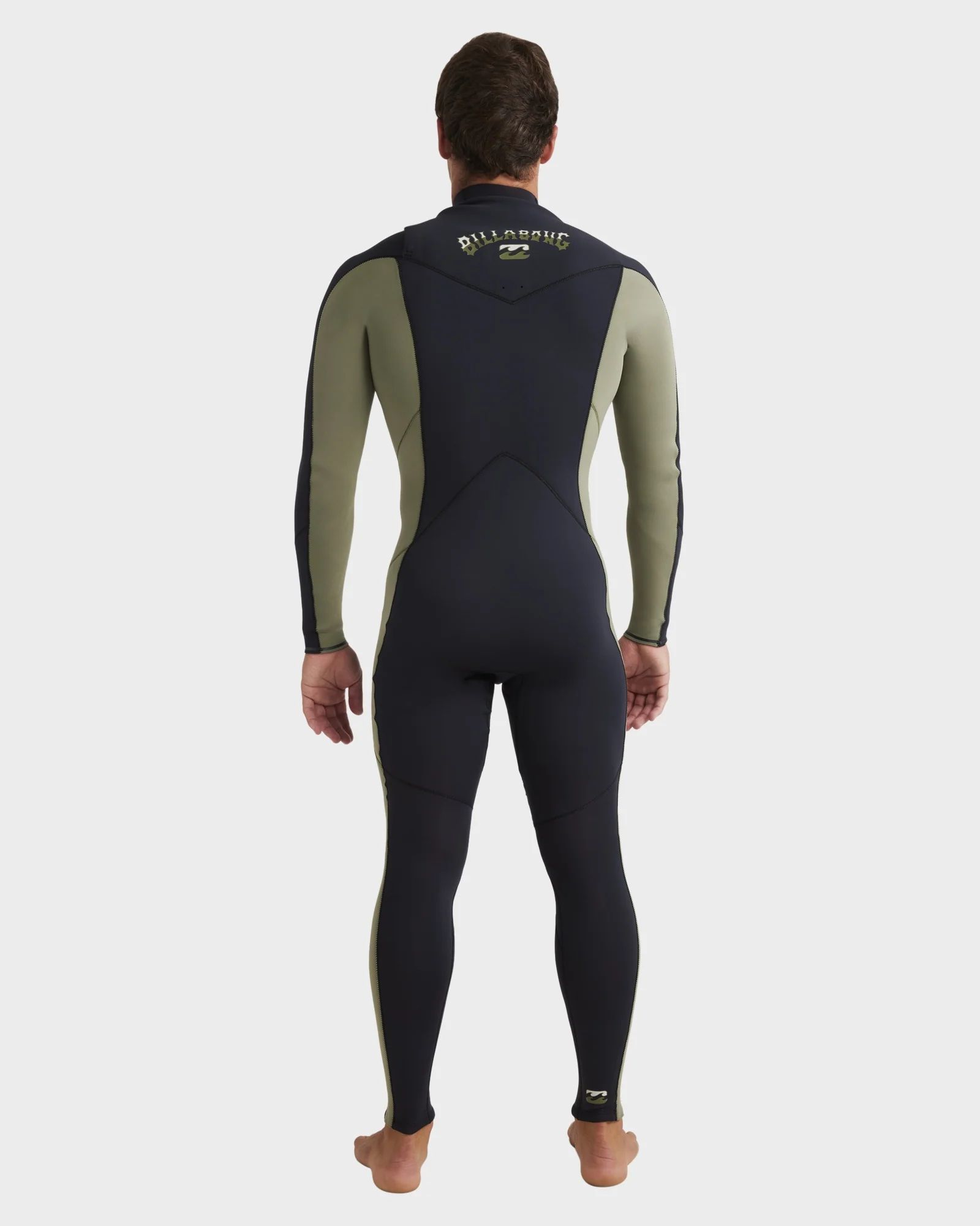 Mens 3/2mm Absolute Natural Chest Zip Steamer Wetsuit - Image 3