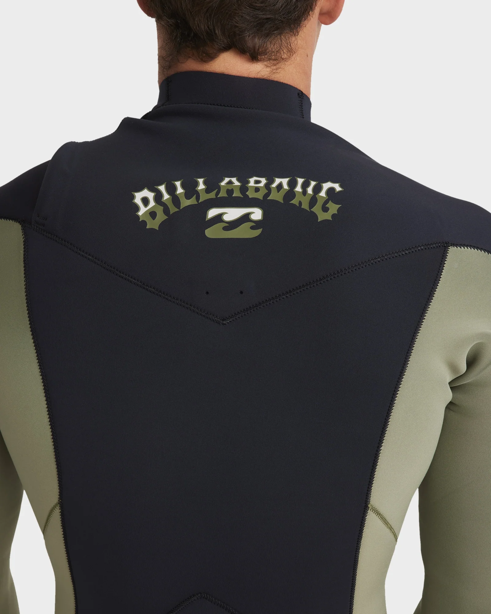 Mens 3/2mm Absolute Natural Chest Zip Steamer Wetsuit - Image 5