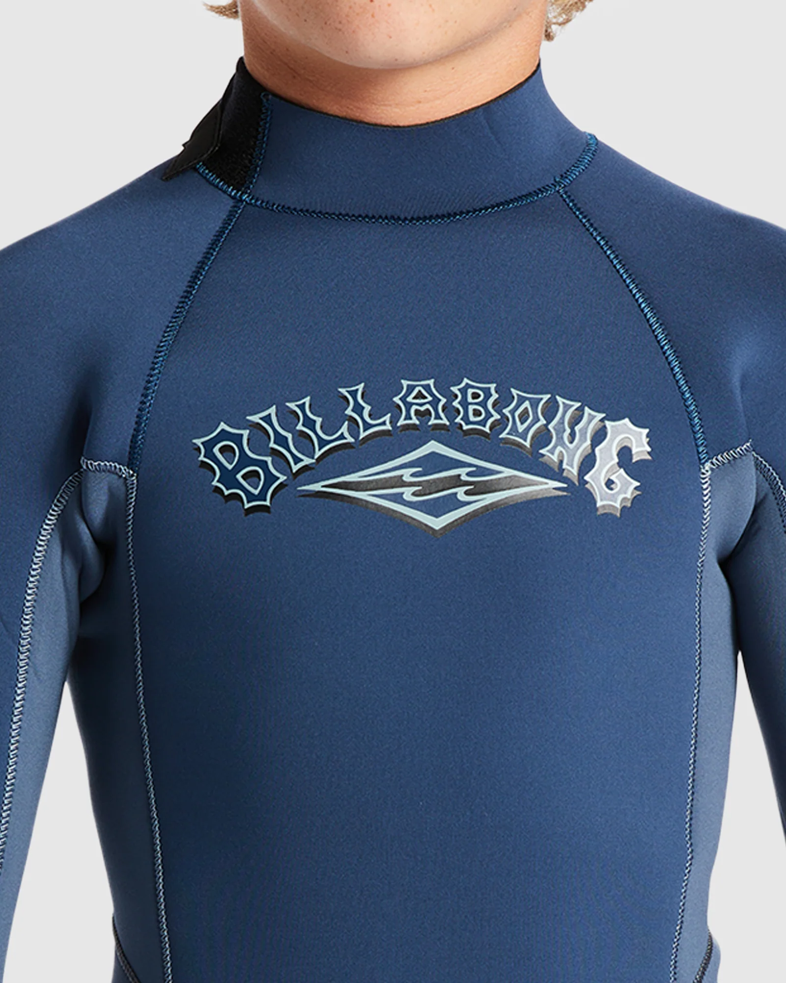 Boys 6-16 3/2mm Absolute Back Zip GBS Wetsuit - Image 3