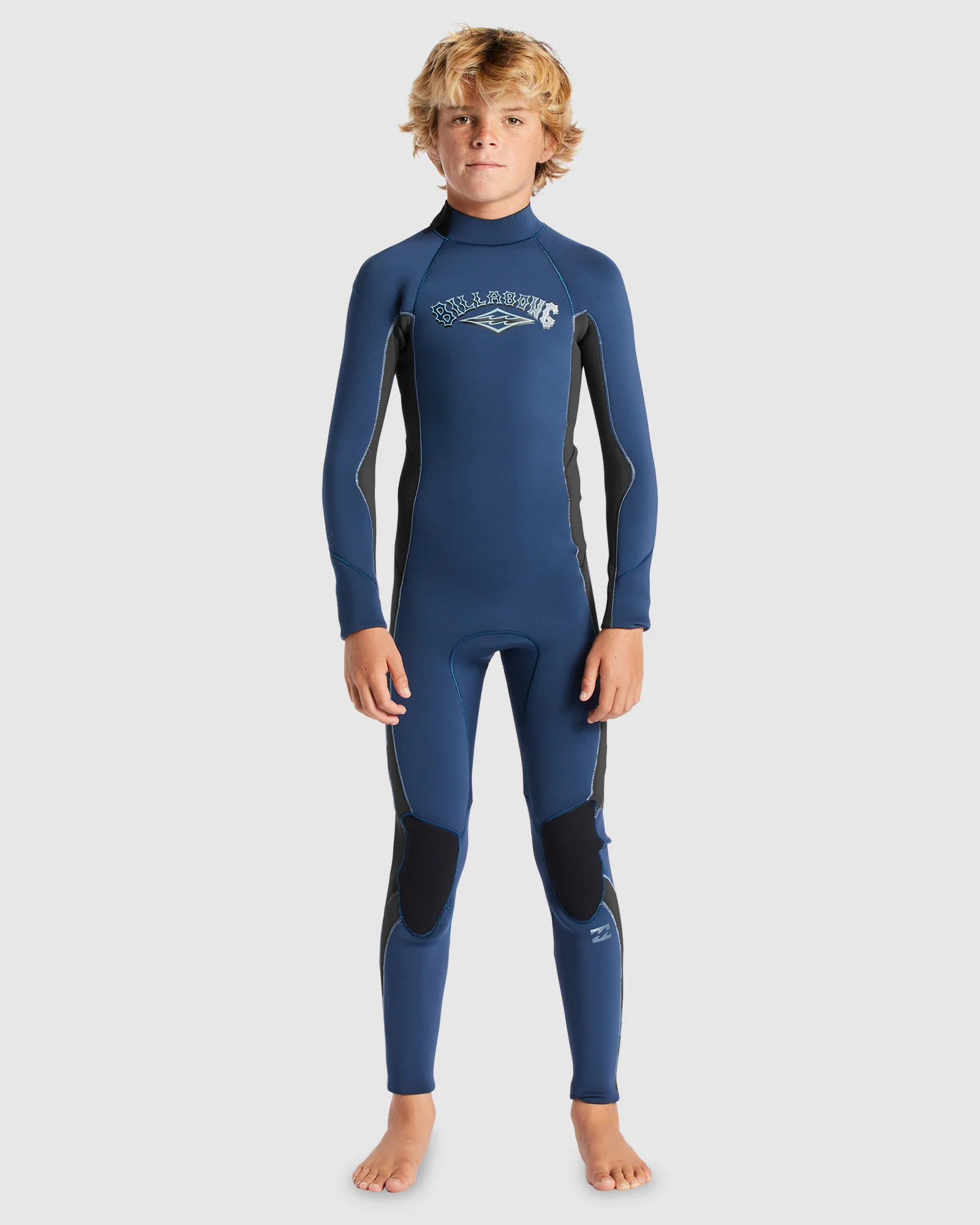 Boys 6-16 3/2mm Absolute Back Zip GBS Wetsuit - Image 4