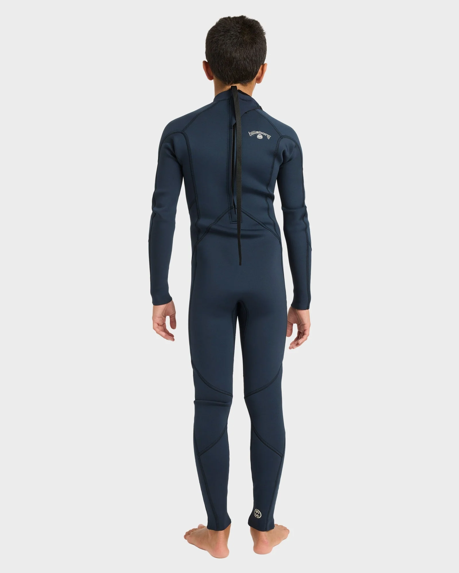 Boys 8-16 3/2mm Absolute Back Zip Flatlock Steamer Wetsuit - Image 2